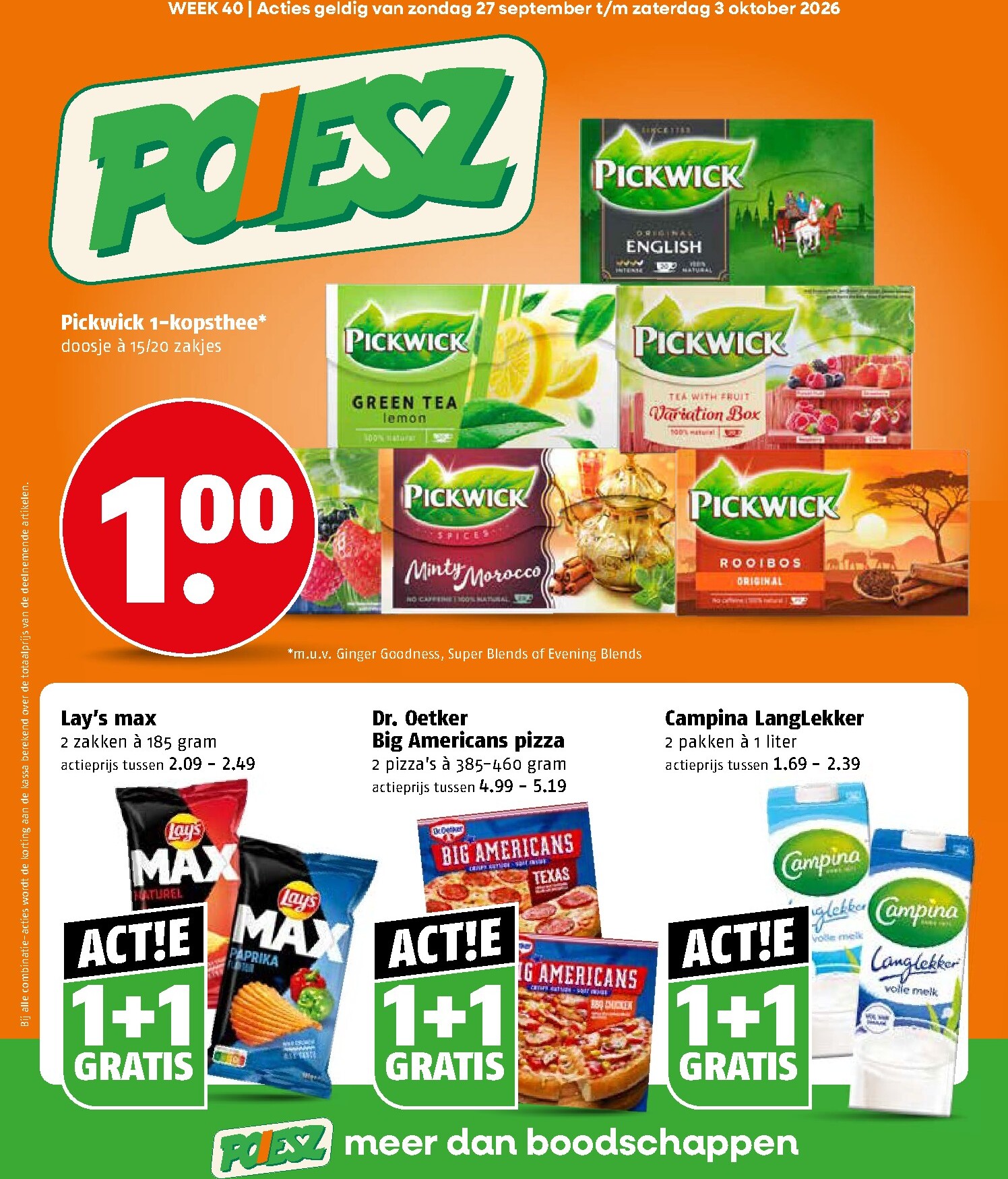 poiesz - Poiesz folder voor volgende week van zondag 27-09-2026 tot zaterdag 03-10-2026 - page: 1