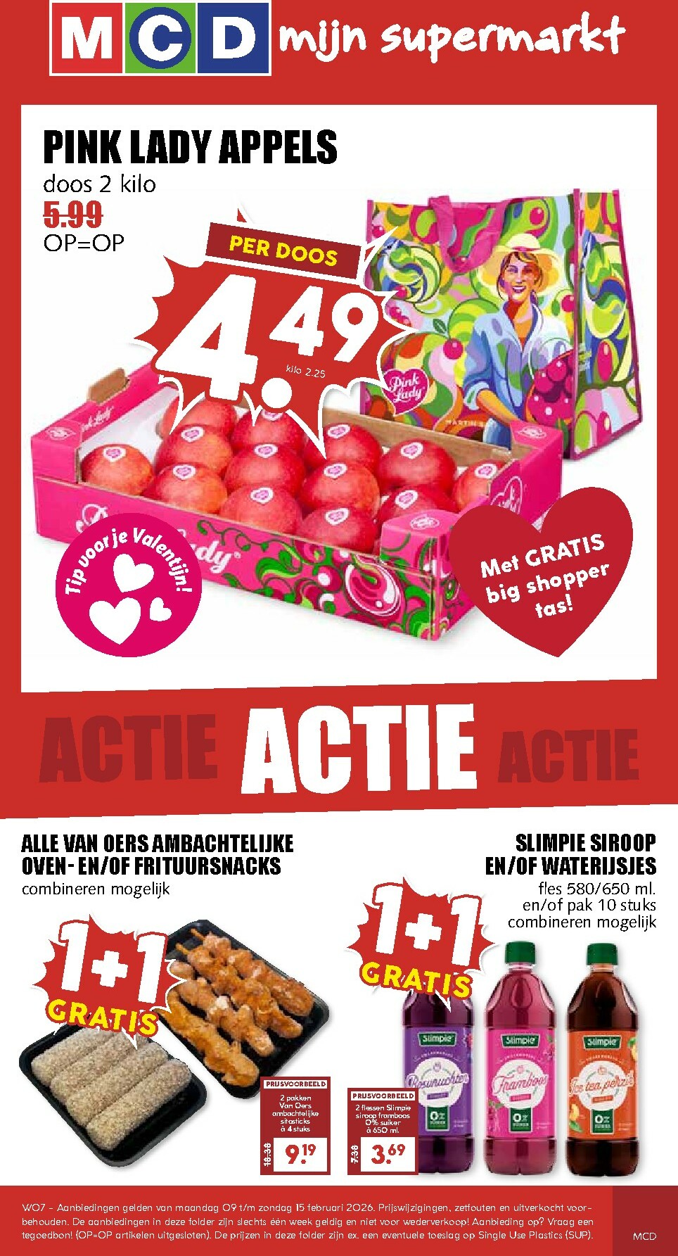 mcd - De MCD - Supermarkt folder geldig vanaf 09-02-2026 t/m 15-02-2026