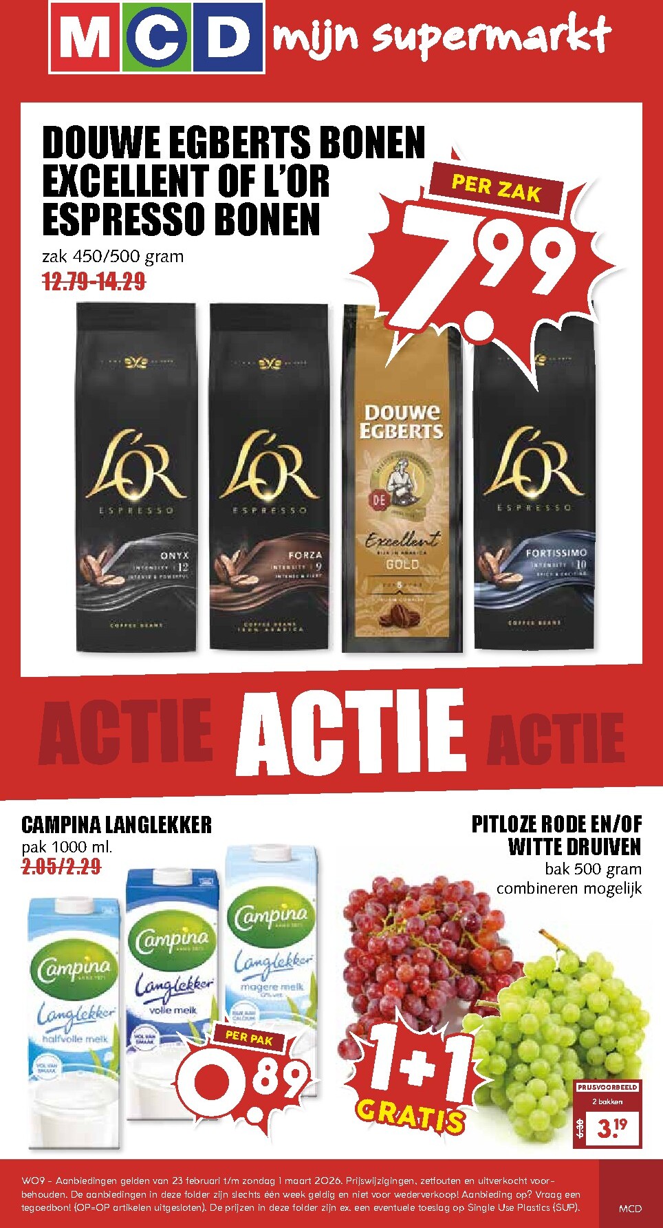 mcd - De MCD - Supermarkt folder geldig vanaf 23-02-2026 t/m 01-03-2026