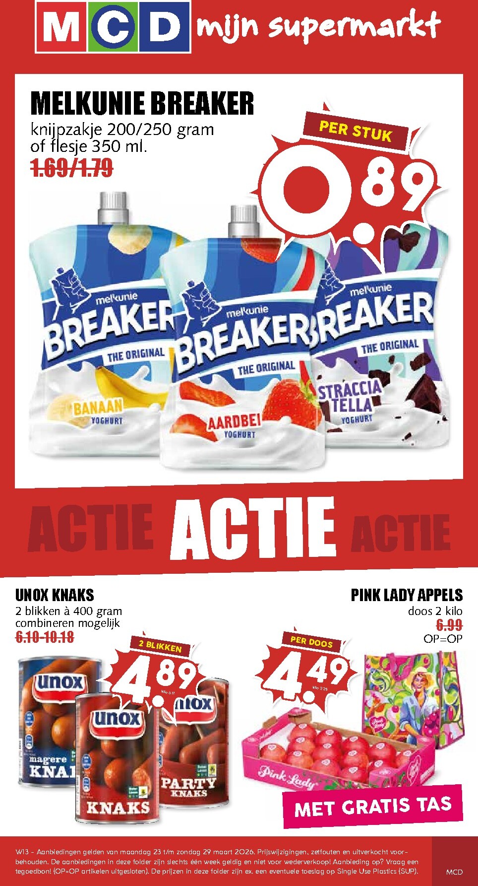 mcd - De MCD - Supermarkt folder geldig vanaf 23-03-2026 t/m 29-03-2026
