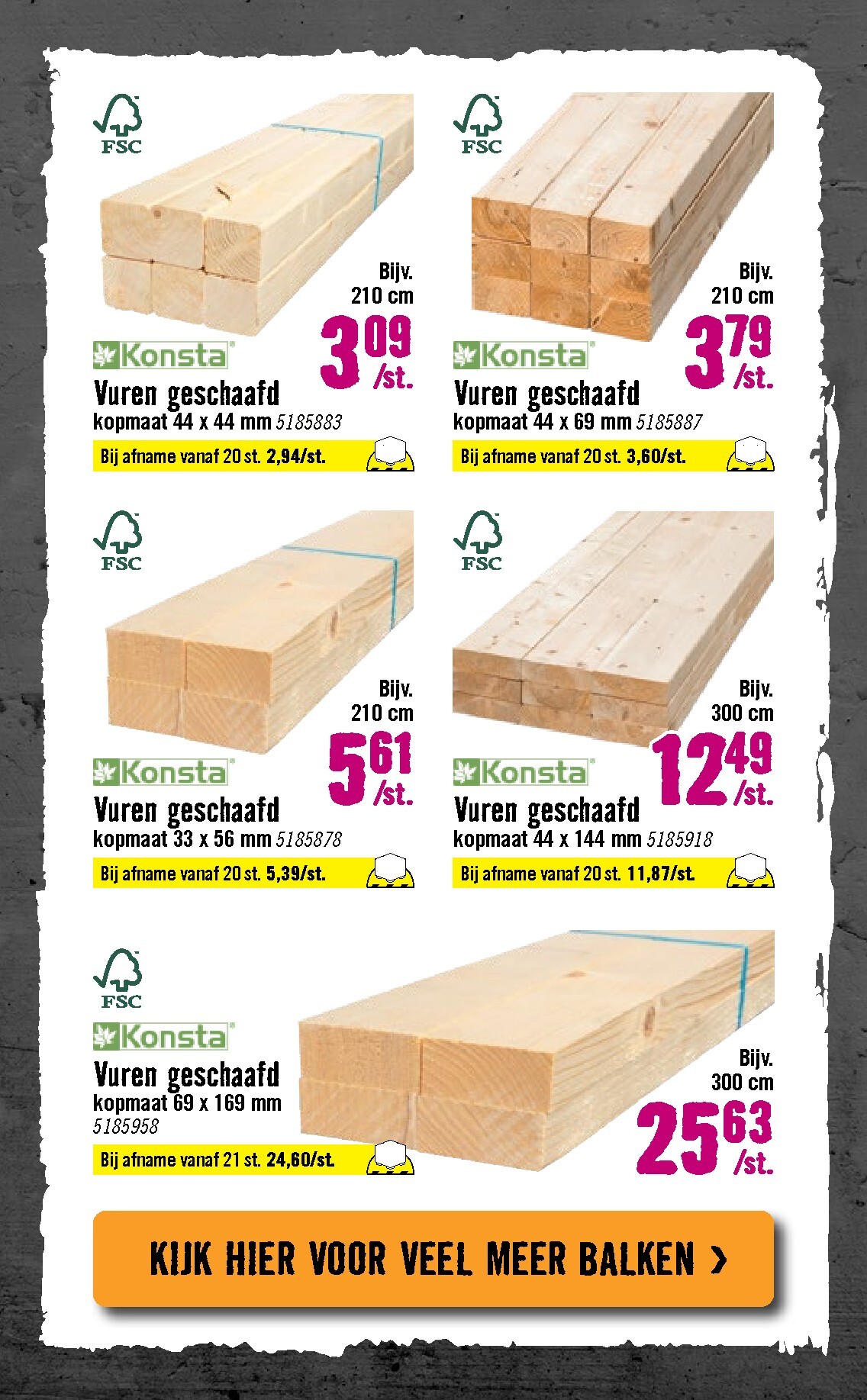 hornbach - Huidige Hornbach - Hout, bouwstoffen en schroeven folder geldig van maandag 06-07-2026 tot zondag 16-08-2026 - page: 3