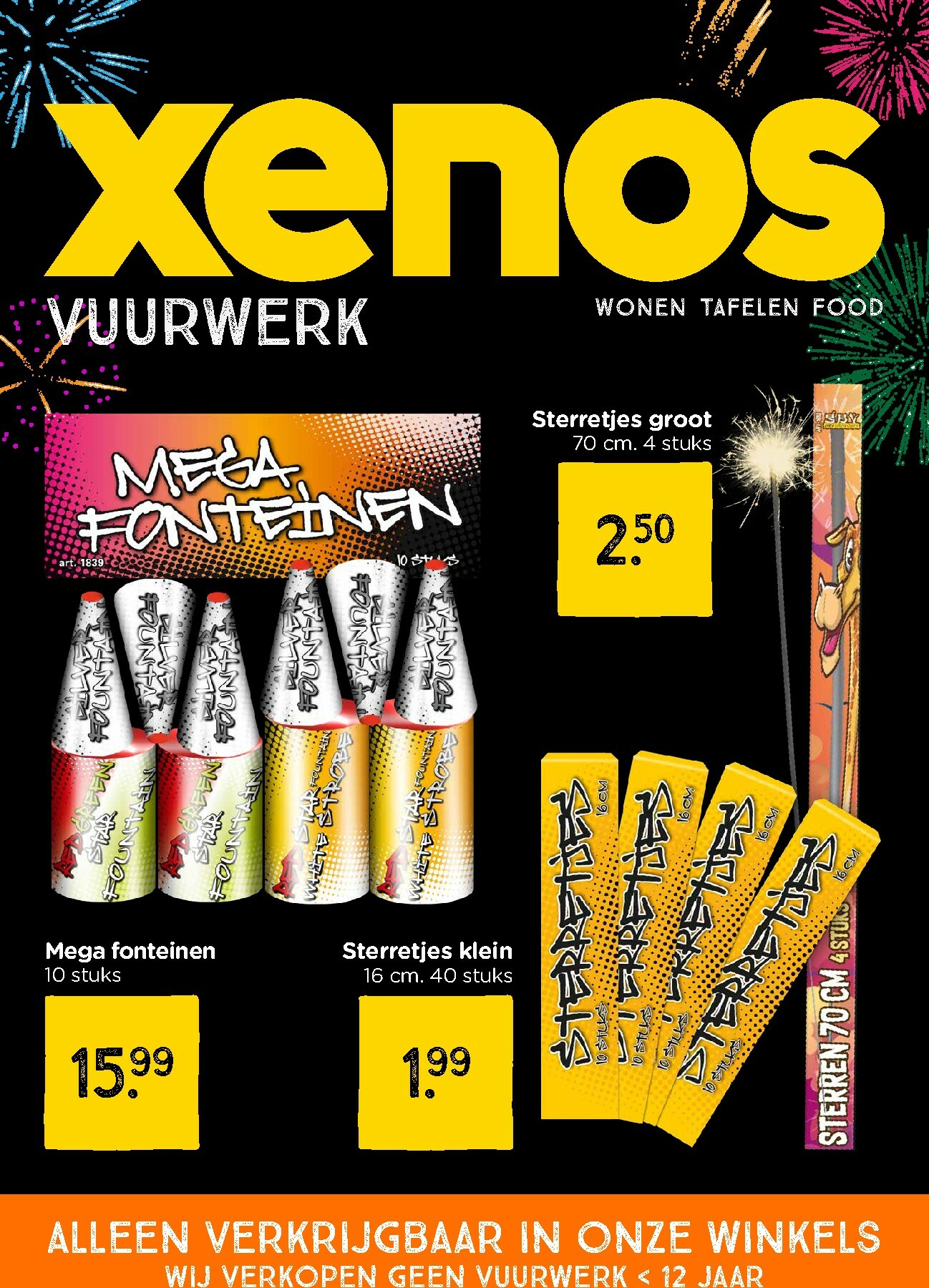 xenos - De Xenos - Vuurwerk folder geldig vanaf 30-11 t/m 31-12
