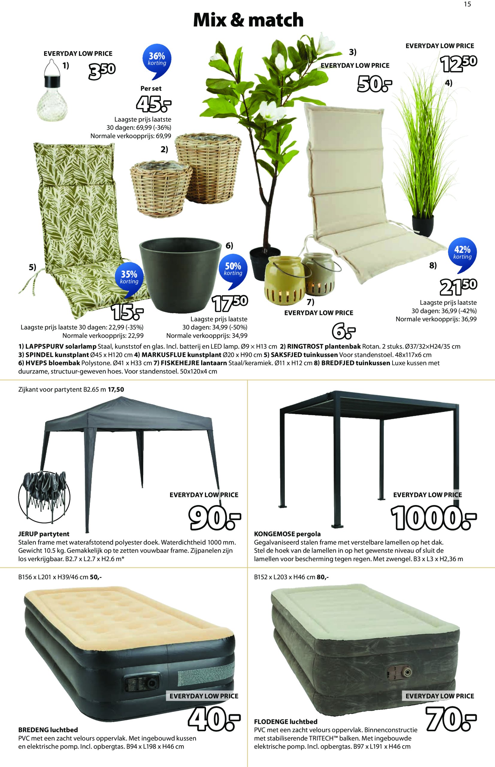 jysk - JYSK folder geldig vanaf 23-06 t/m 06-07 - page: 15