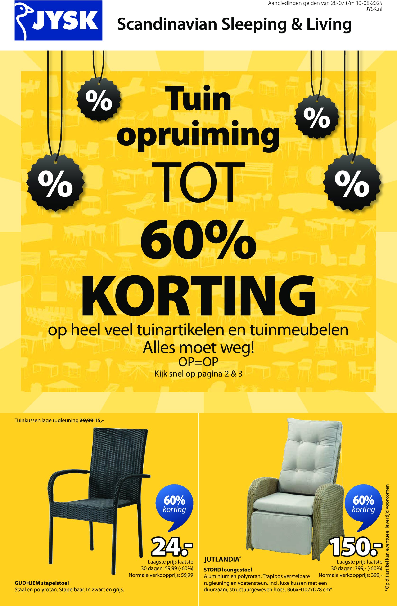 jysk - JYSK folder geldig vanaf 28-07 t/m 10-08