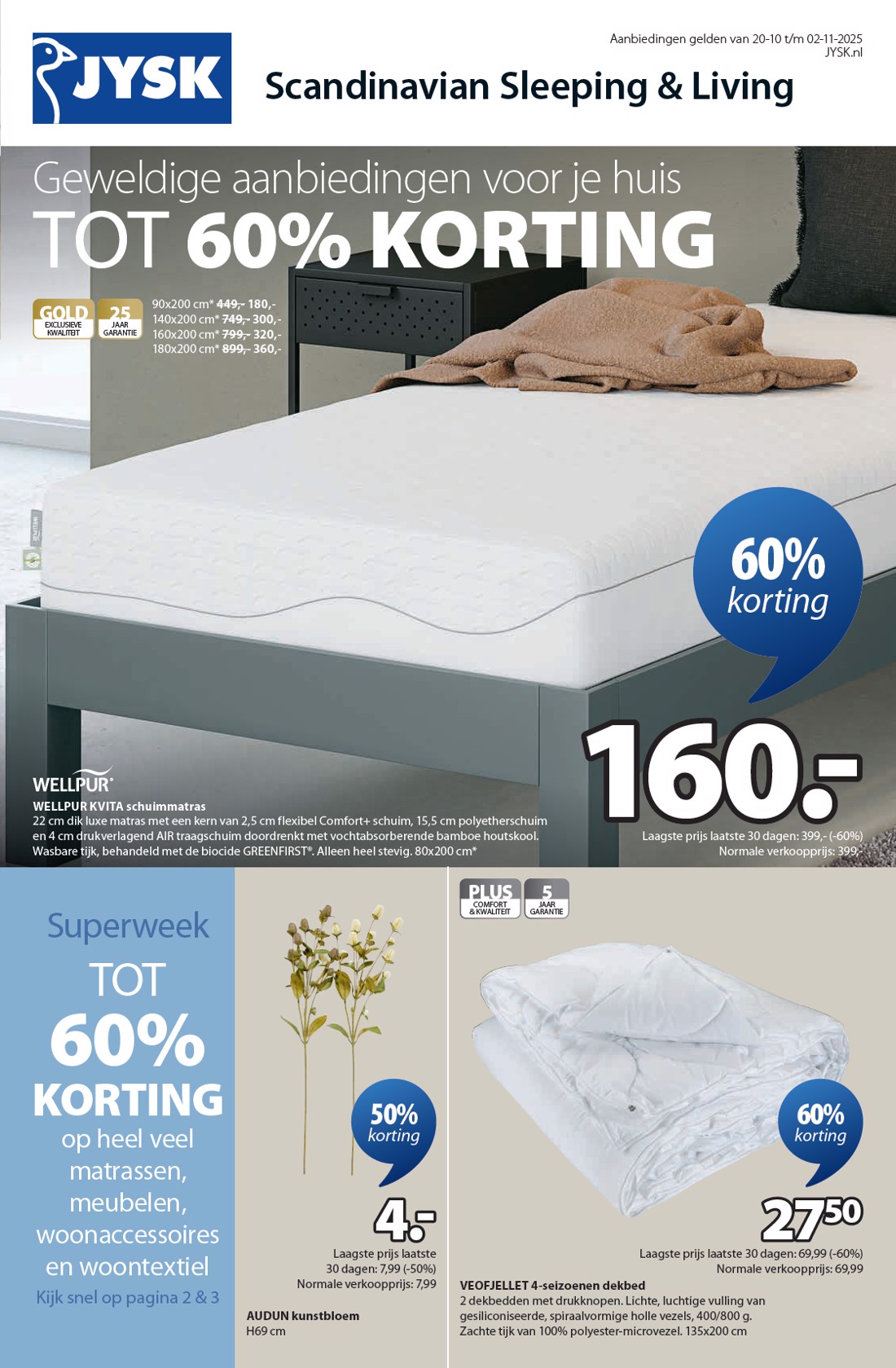 jysk - De JYSK folder geldig vanaf 20-10 t/m 02-11