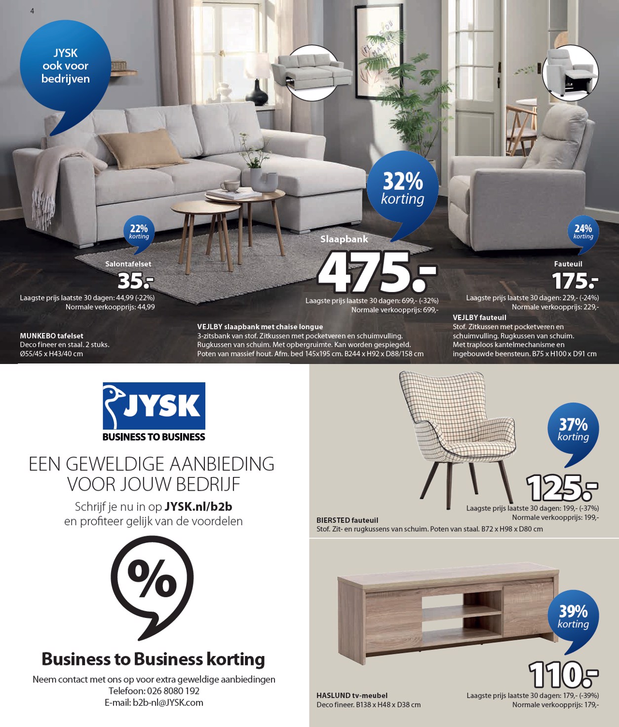 jysk - De JYSK folder geldig vanaf 23-02-2026 t/m 08-03-2026 - page: 4