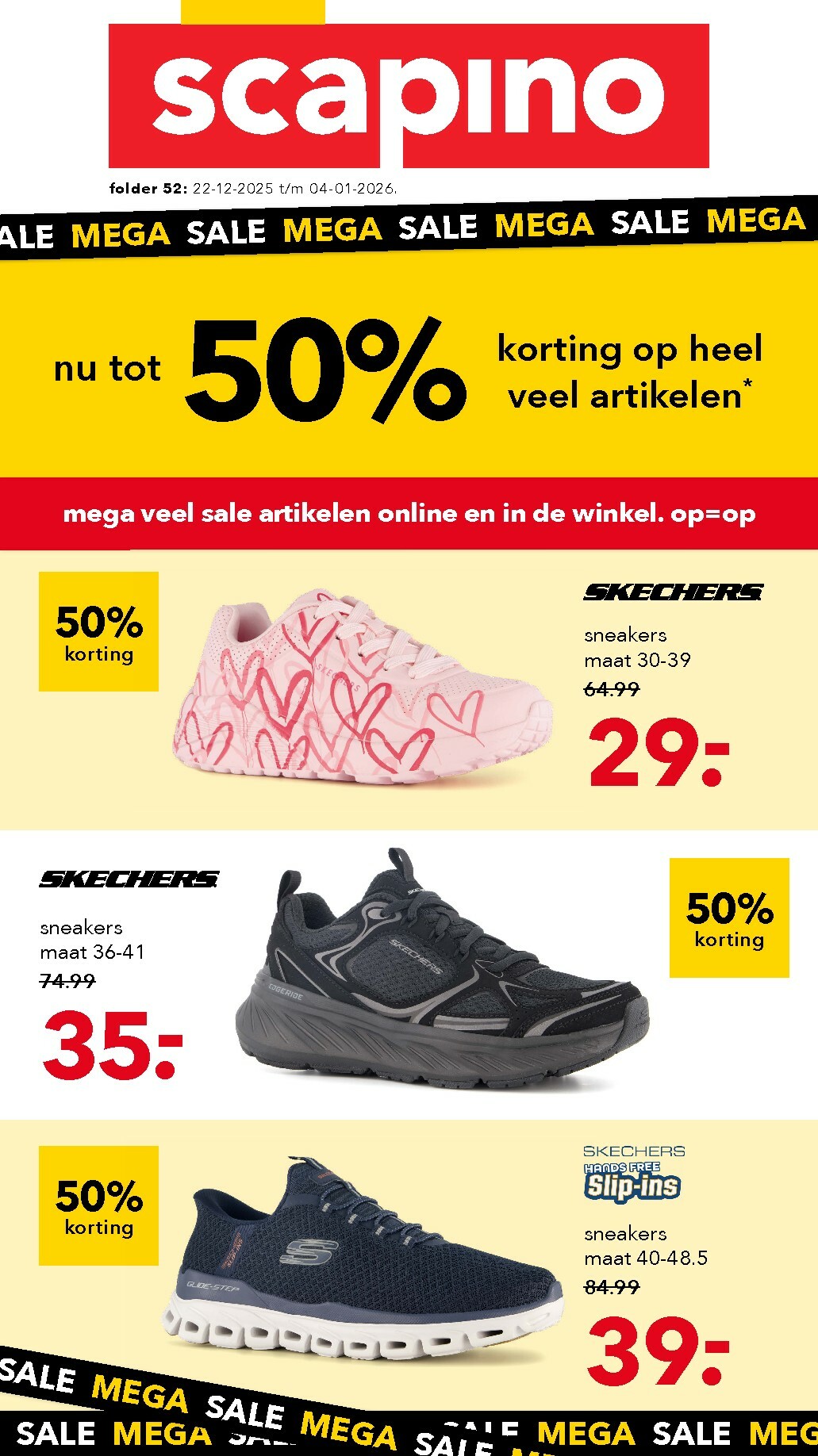 scapino - De Scapino - Mega Sale folder geldig vanaf 22-12 t/m 04-01