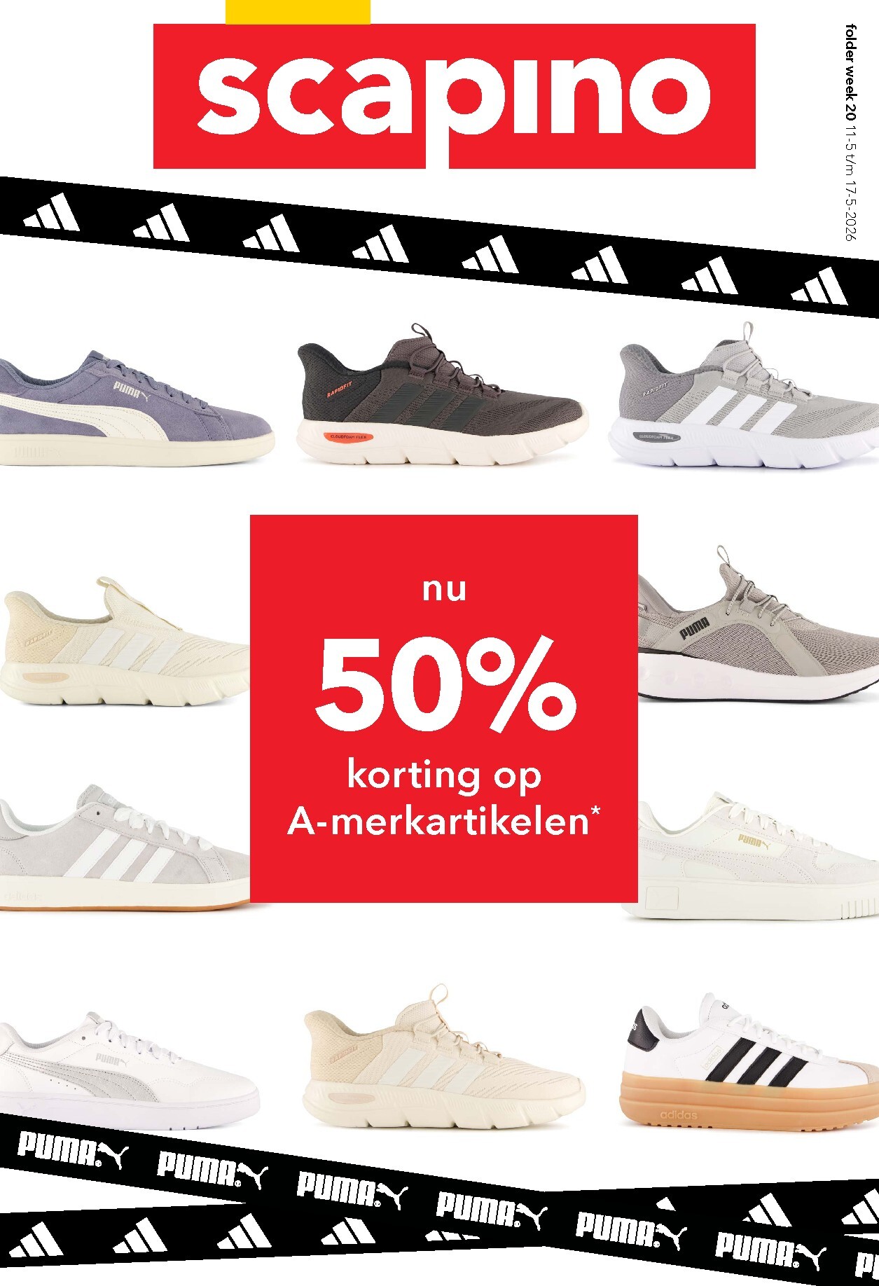 scapino - Huidige Scapino - -50 % folder geldig van maandag 11-05-2026 tot zondag 17-05-2026