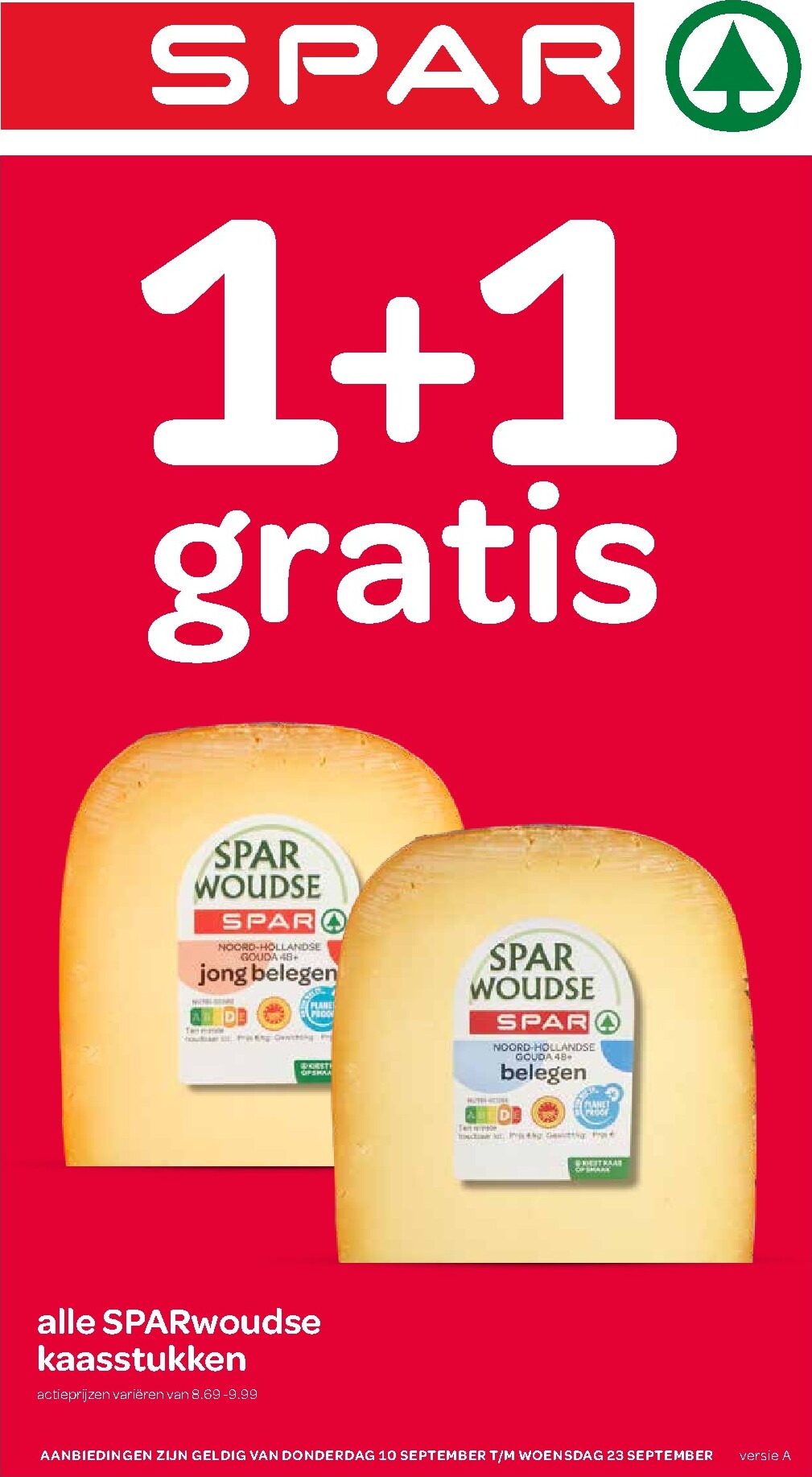 spar - Huidige SPAR folder geldig van donderdag 10-09-2026 tot woensdag 23-09-2026 - page: 1