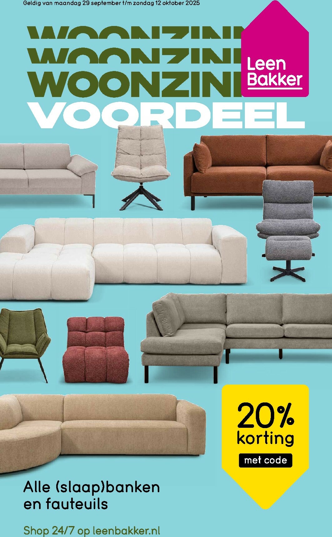 leen-bakker - Leen Bakker folder geldig vanaf 29-09 t/m 12-10