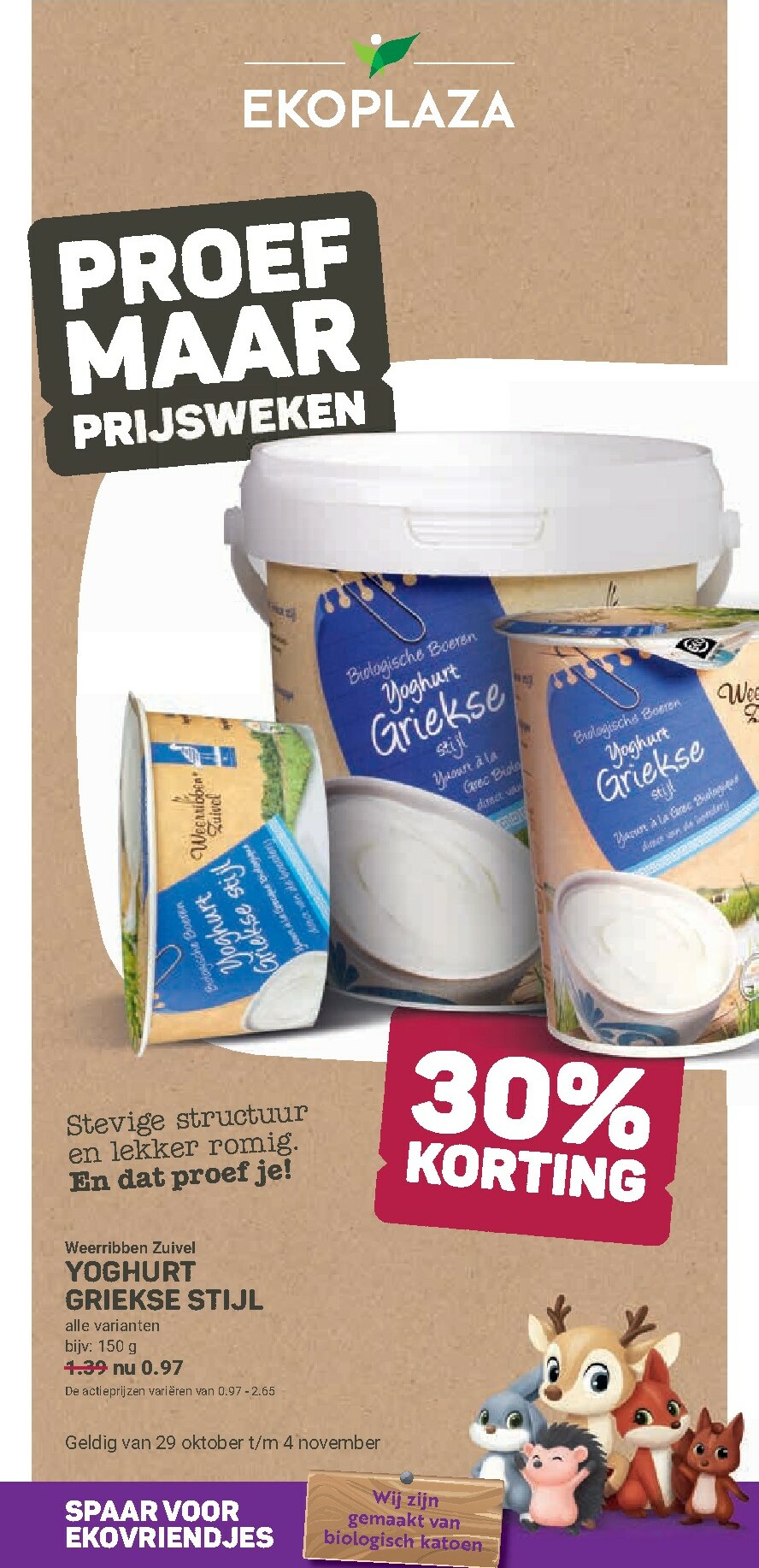 ekoplaza - De Ekoplaza folder geldig vanaf 29-10 t/m 04-11