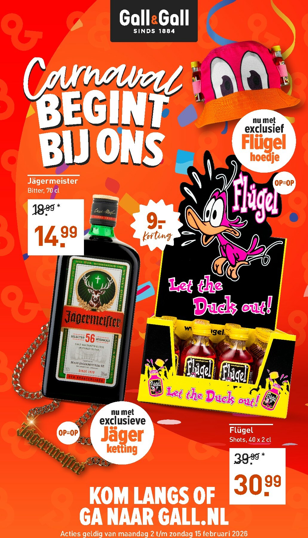 gall-gall - De Gall&Gall - Carnaval folder geldig vanaf 02-02-2026 t/m 15-02-2026