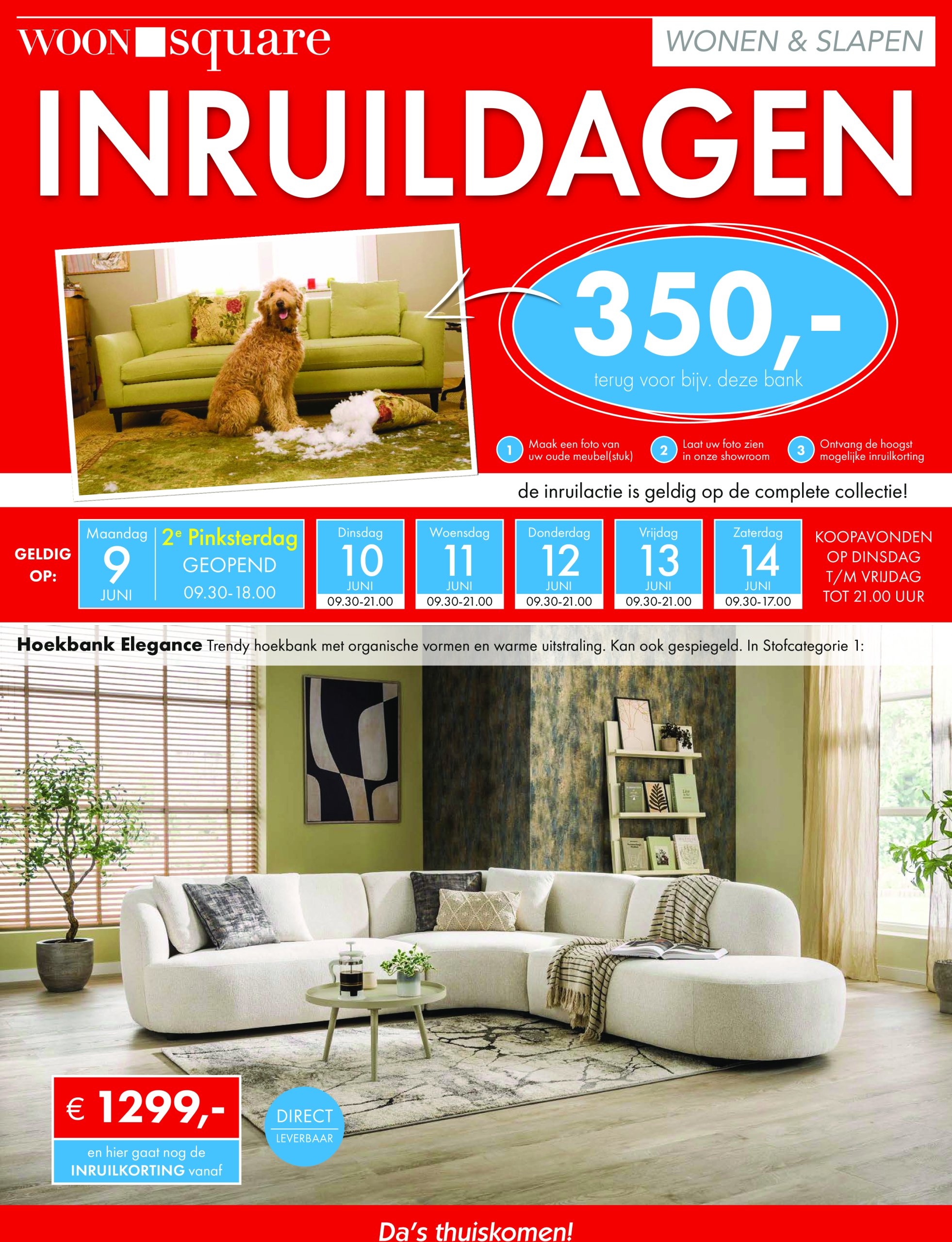 woonsquare - Woonsquare folder geldig vanaf 09-06 t/m 14-06 - page: 1