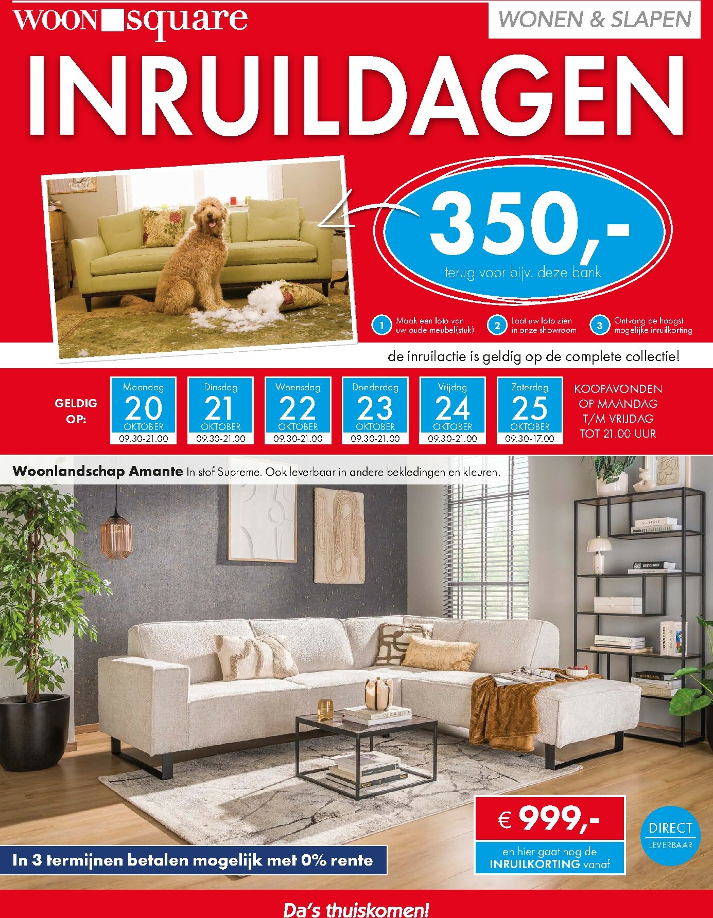 woonsquare - De Woonsquare folder geldig vanaf 20-10 t/m 25-10