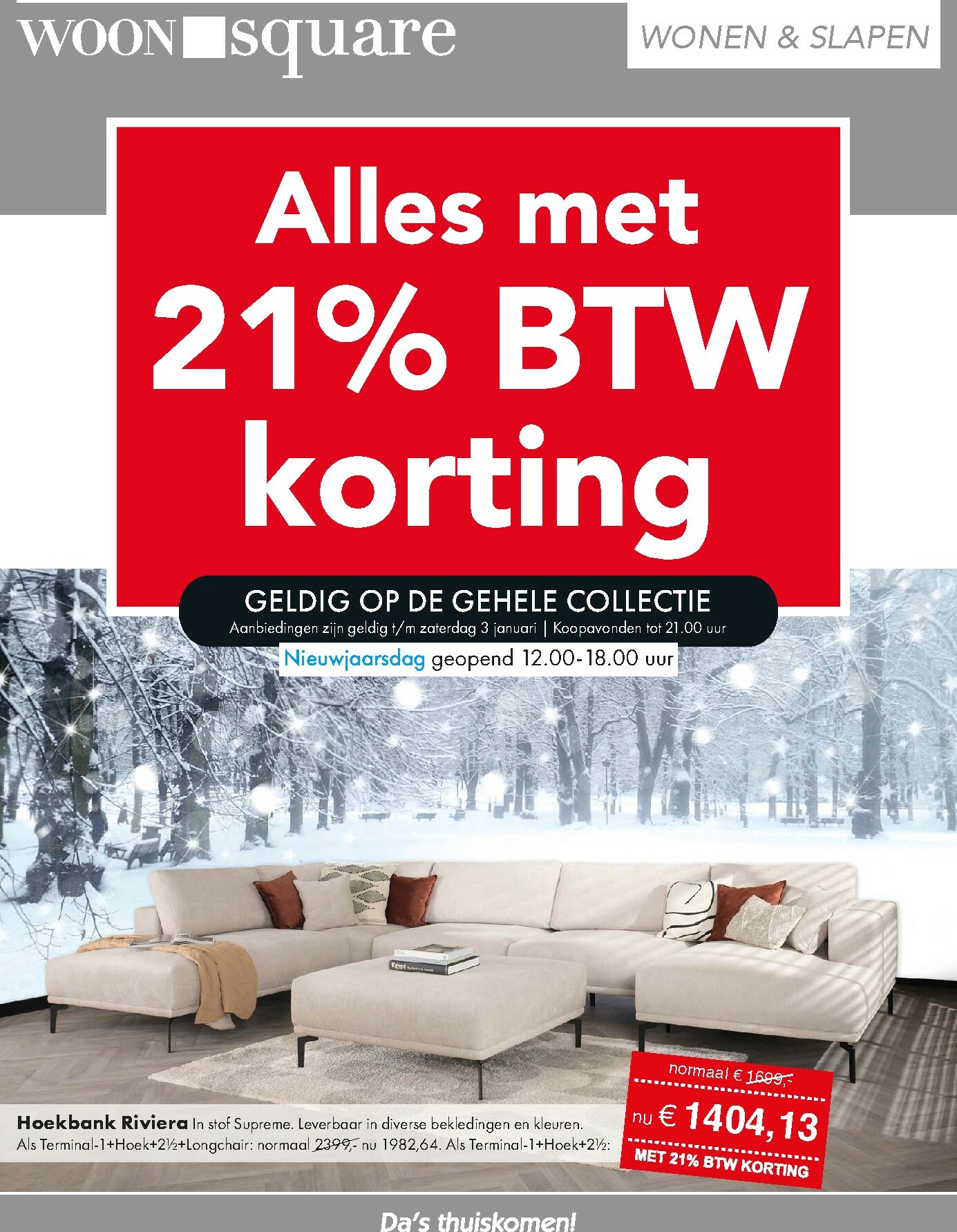 woonsquare - De Woonsquare folder geldig vanaf 29-12 t/m 03-01