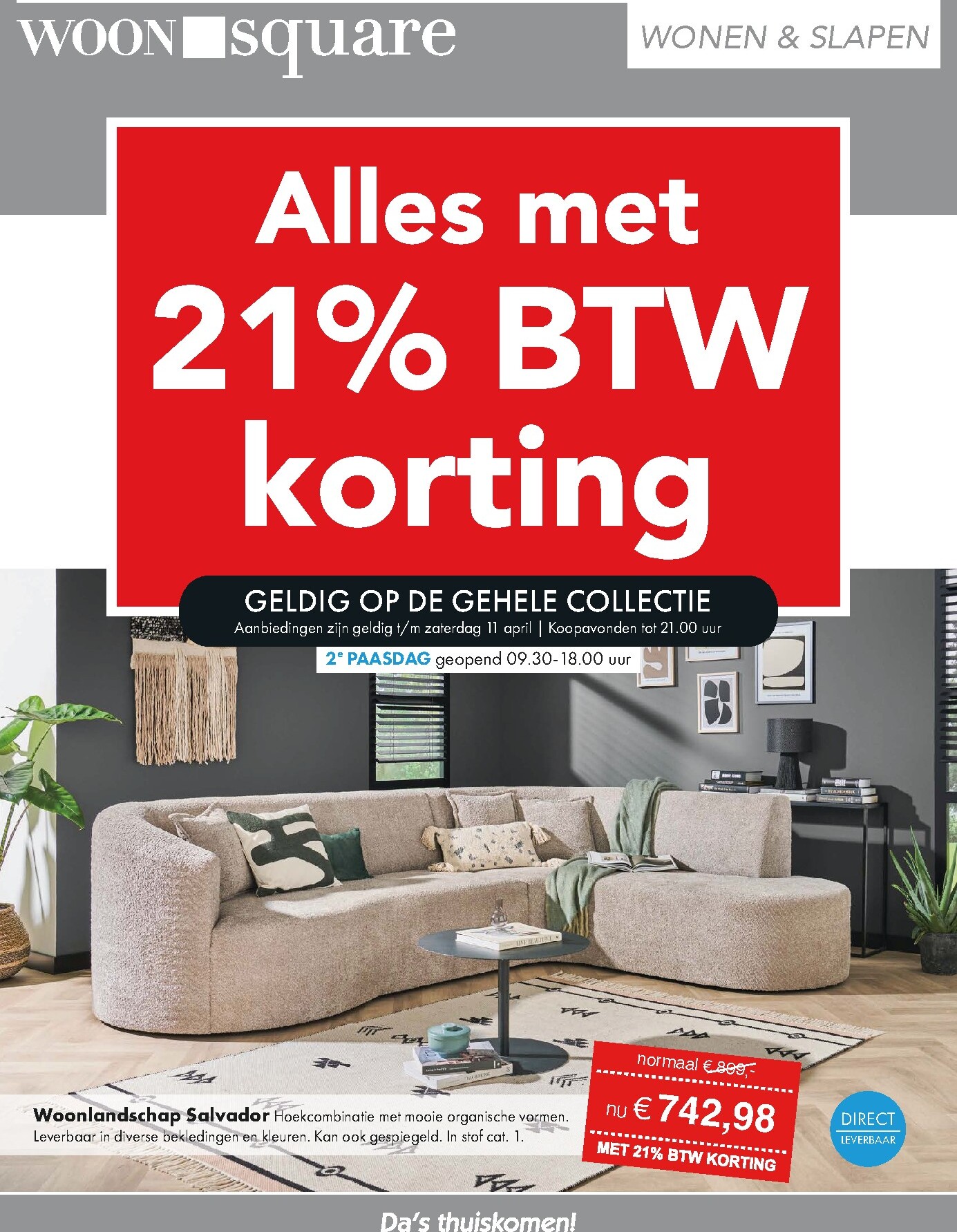 woonsquare - De Woonsquare folder geldig vanaf 06-04-2026 t/m 12-04-2026