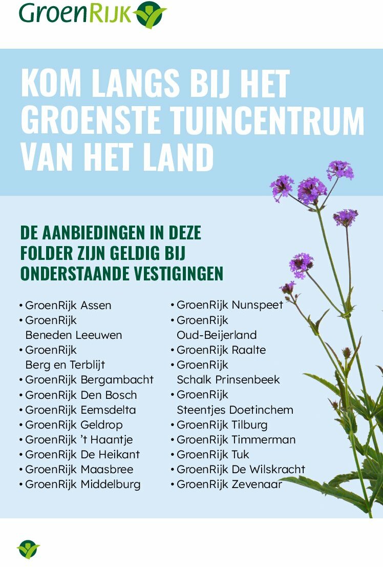 groenrijk - GroenRijk folder geldig vanaf 30-07 t/m 12-08 - page: 2