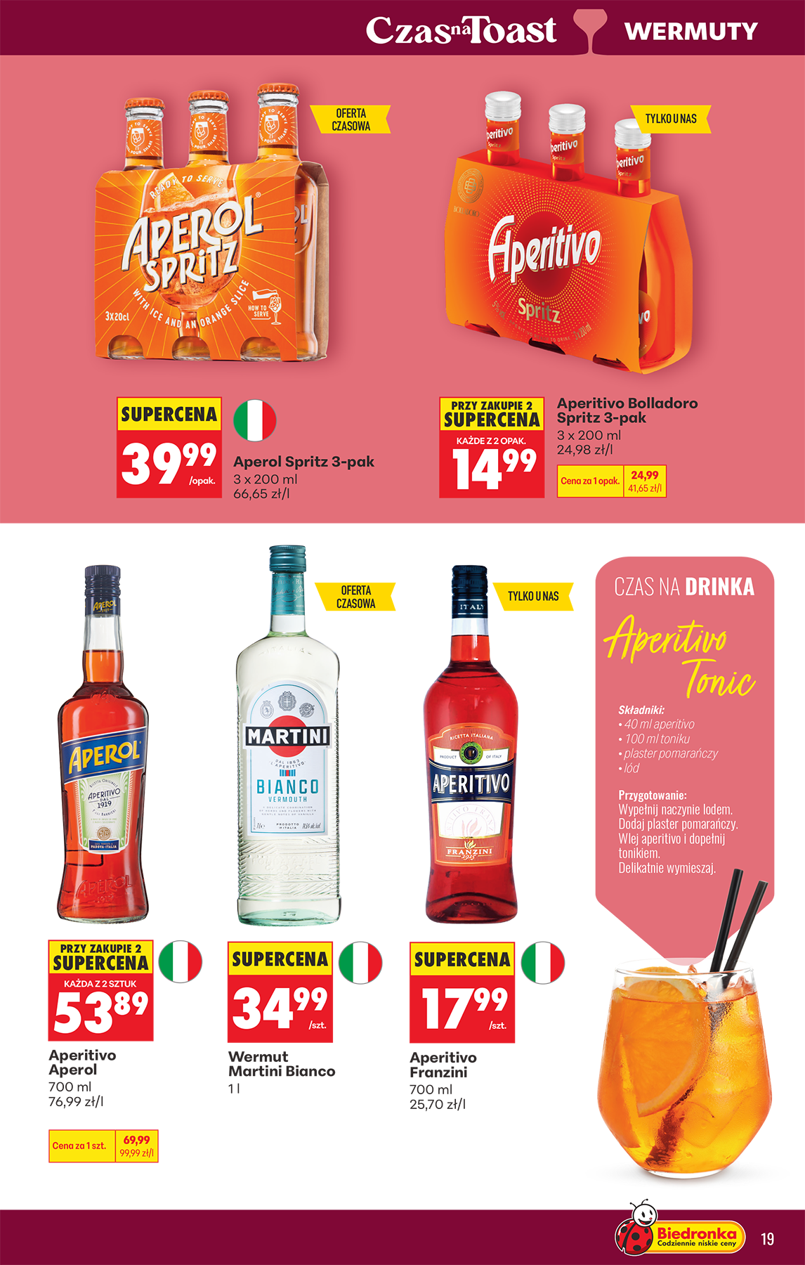 biedronka - Nowa gazetka Biedronka - Alkohol ważna od 18.05.2026 do 30.05.2026 - page: 19