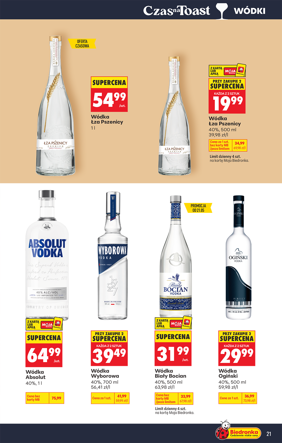 biedronka - Nowa gazetka Biedronka - Alkohol ważna od 18.05.2026 do 30.05.2026 - page: 21