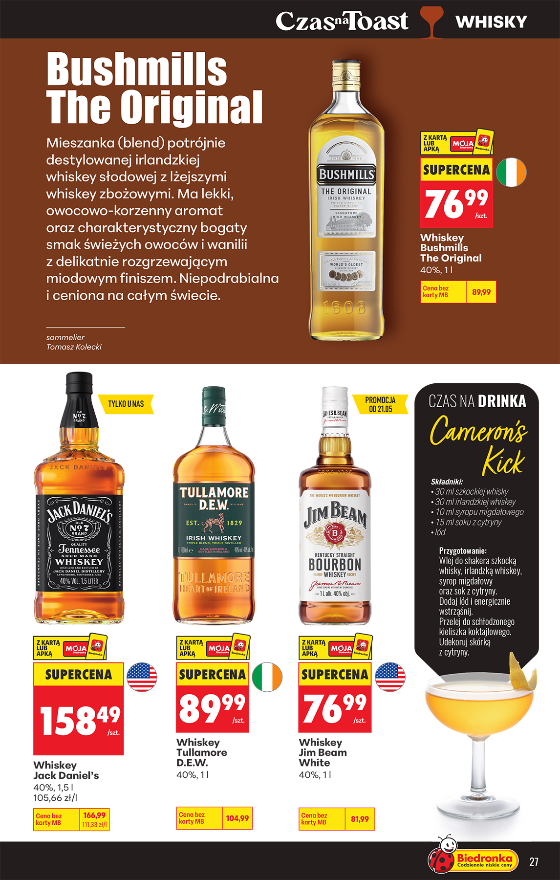 biedronka - Nowa gazetka Biedronka - Alkohol ważna od 18.05.2026 do 30.05.2026 - page: 27