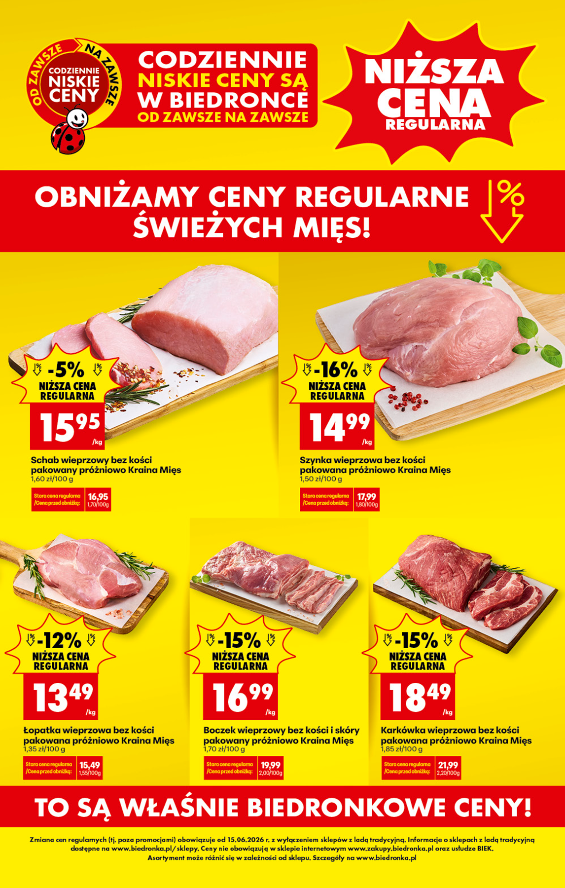biedronka - Aktualna gazetka Biedronka ważna od 15.06.2026 do 17.06.2026