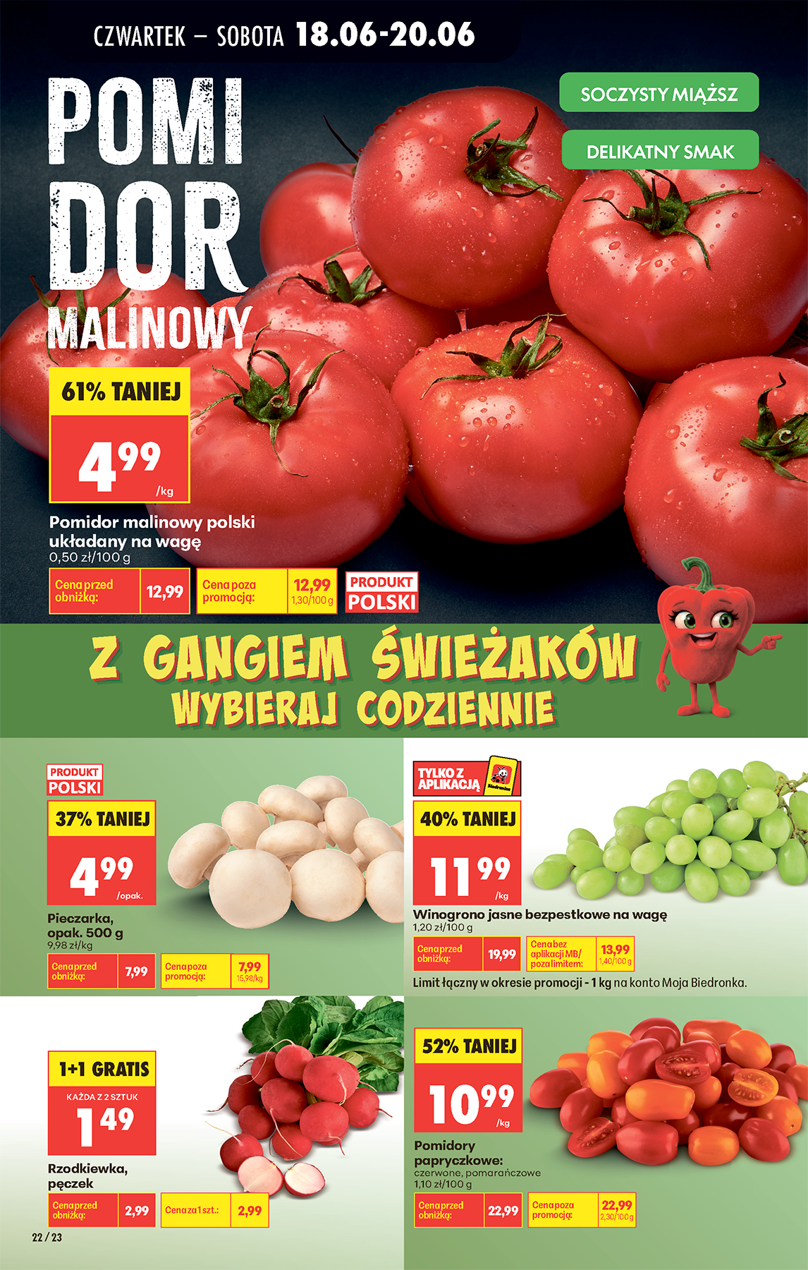 biedronka - Aktualna gazetka Biedronka - Codziennie niskie ceny ważna od 18.06.2026 do 20.06.2026 - page: 32