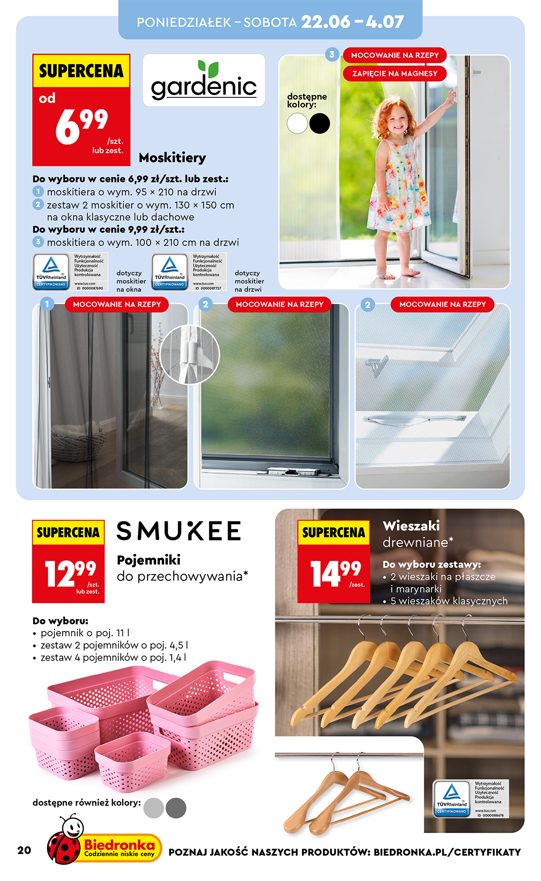biedronka - Nowa gazetka Biedronka - Hity i inspiracje ważna od 20.06.2026 do 30.06.2026 - page: 22
