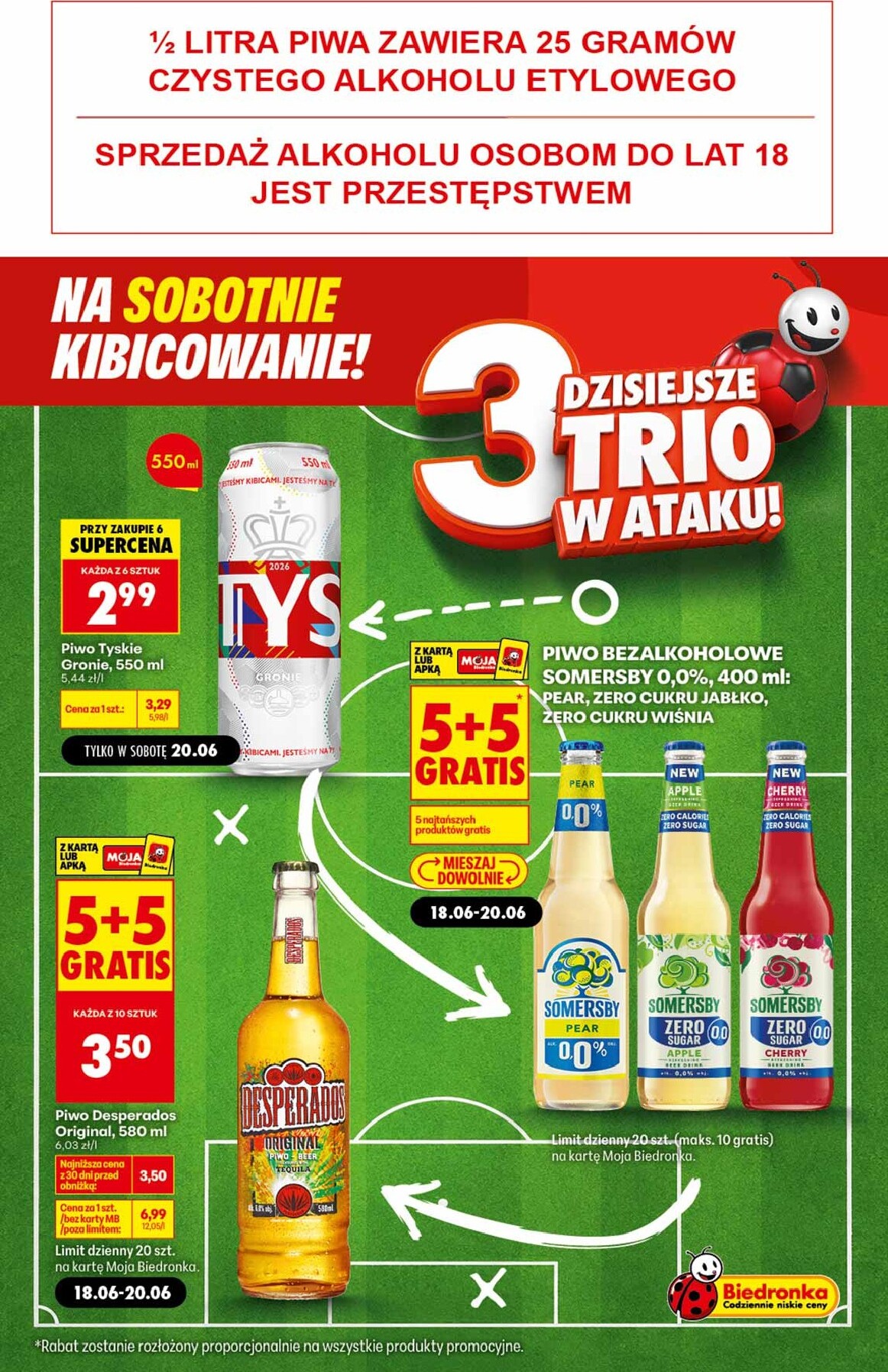 biedronka - Aktualna gazetka Biedronka - Football ważna od 18.06.2026 do 20.06.2026 - page: 6