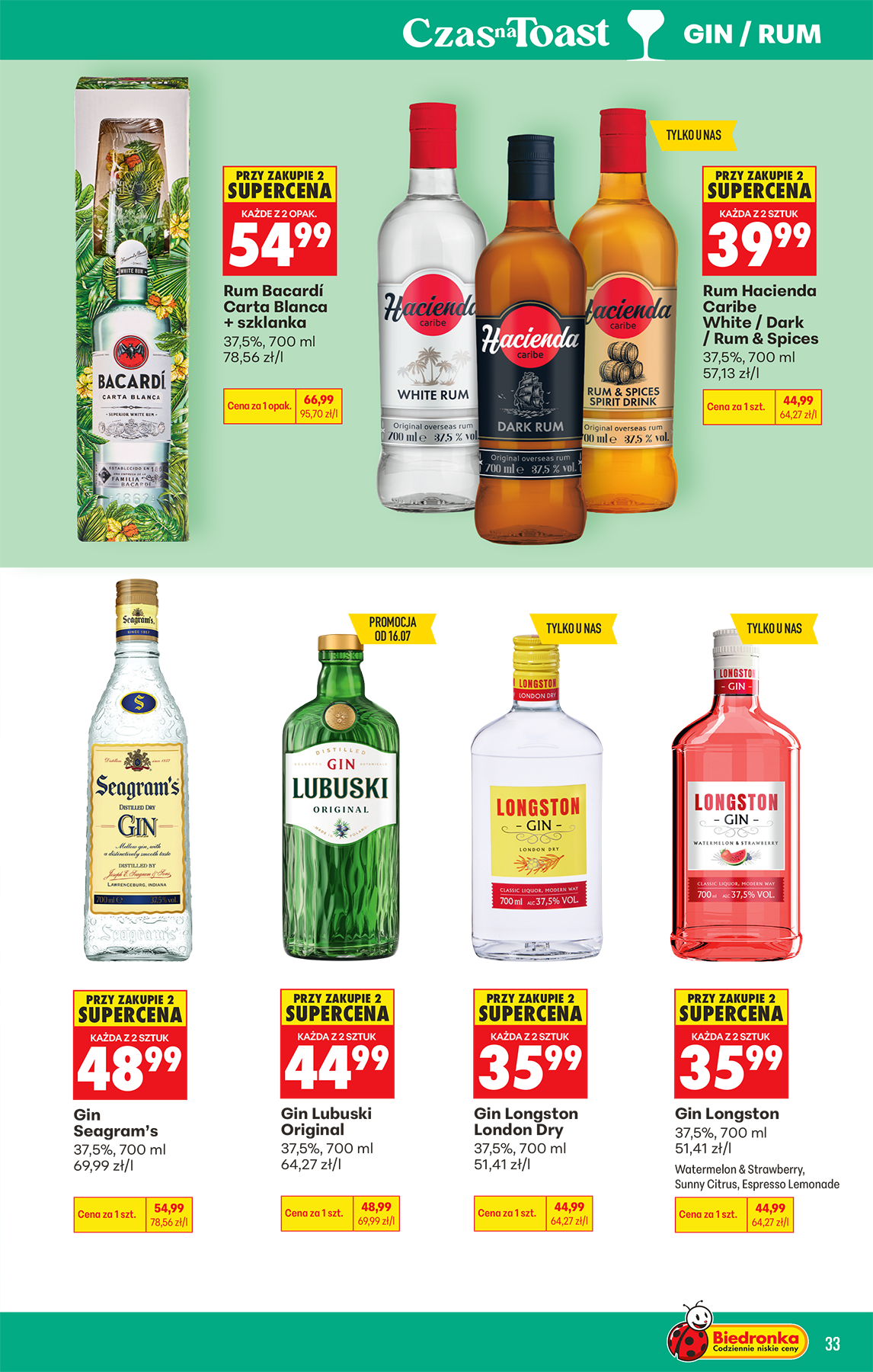 biedronka - Nowa gazetka Biedronka - Alkohol ważna od 13.07.2026 do 25.07.2026 - page: 33