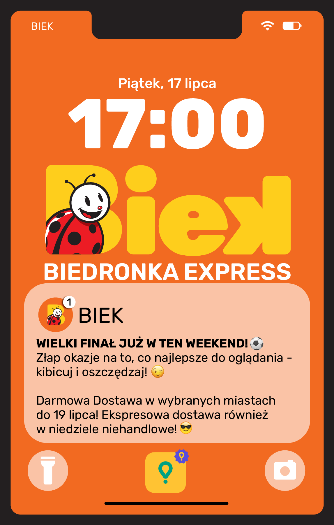 biedronka - Aktualna gazetka Biedronka - BIEK ważna od 17.07.2026 do 19.07.2026 - page: 1