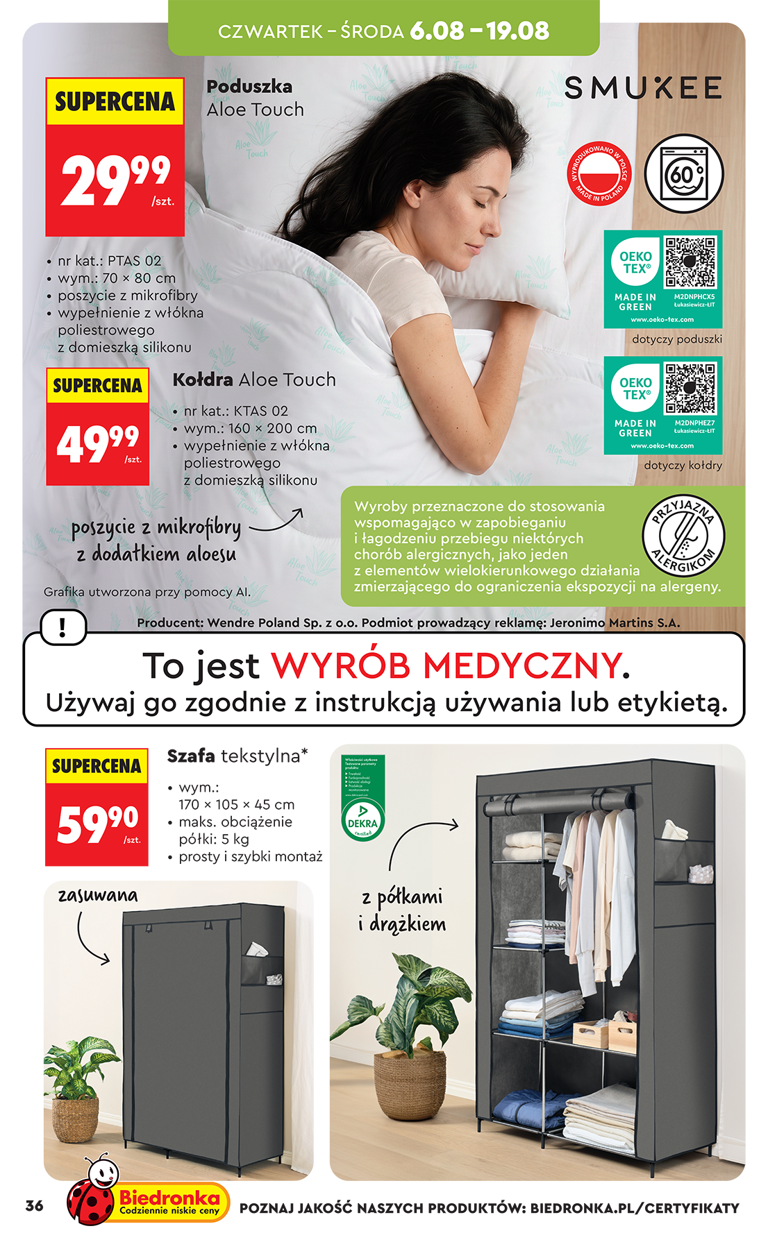 biedronka - Nowa gazetka Biedronka - Hity i inspiracje ważna od 03.08.2026 do 15.08.2026 - page: 36