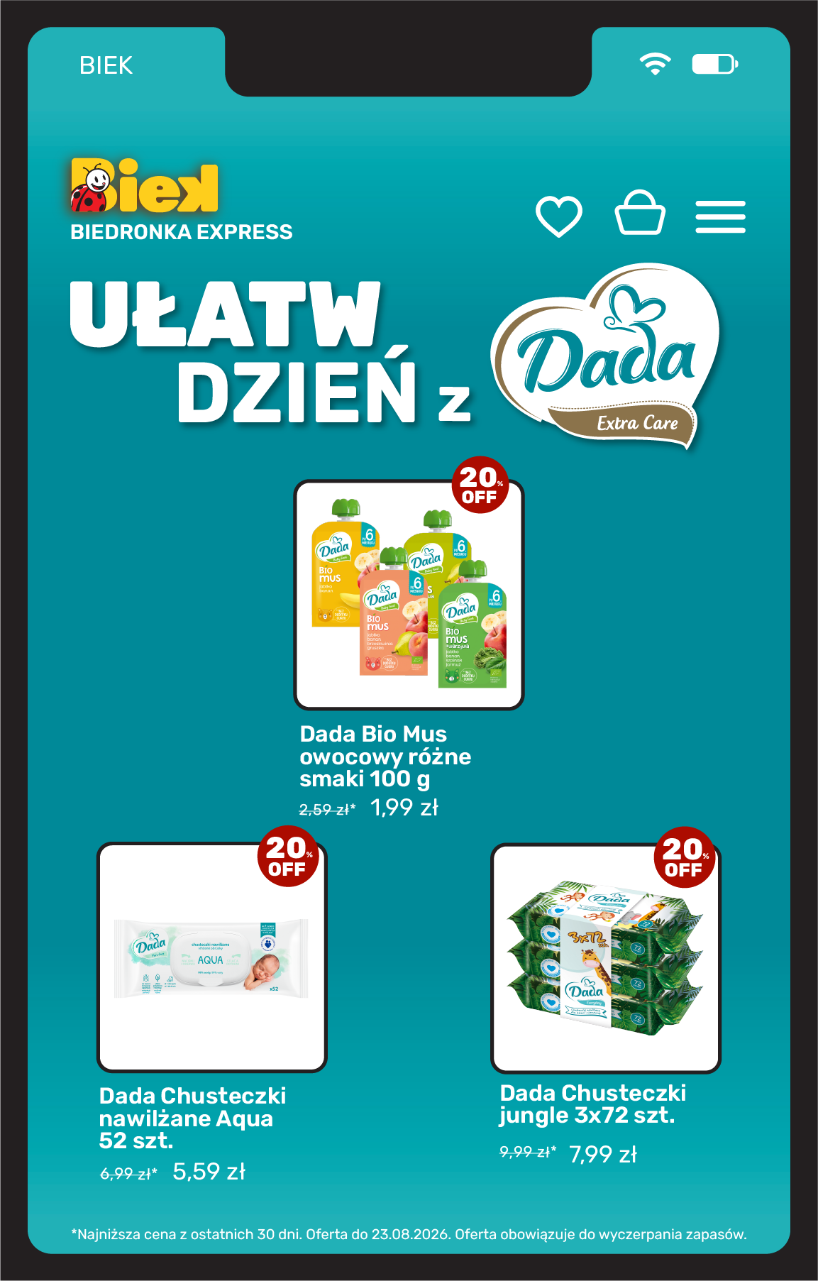 biedronka - Aktualna gazetka Biedronka ważna od 21.08.2026 do 23.08.2026 - page: 16