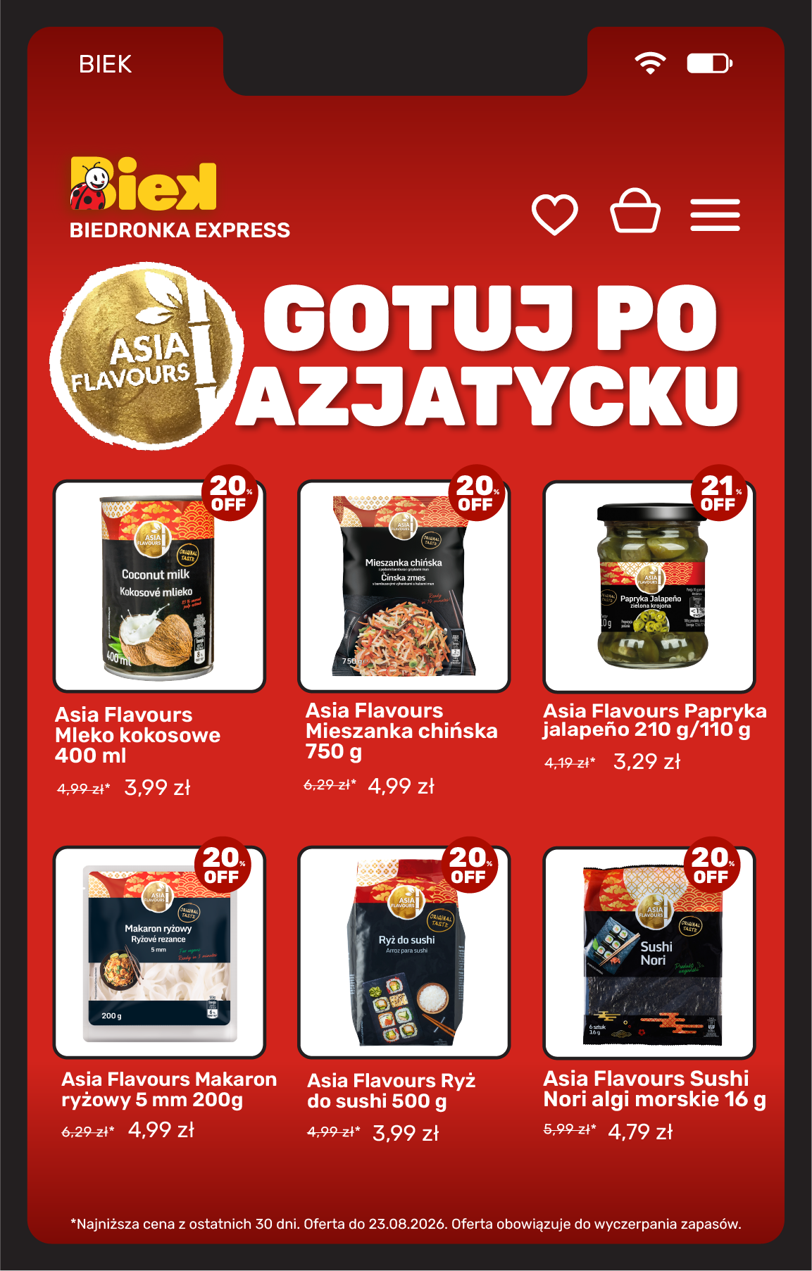biedronka - Aktualna gazetka Biedronka ważna od 21.08.2026 do 23.08.2026 - page: 10