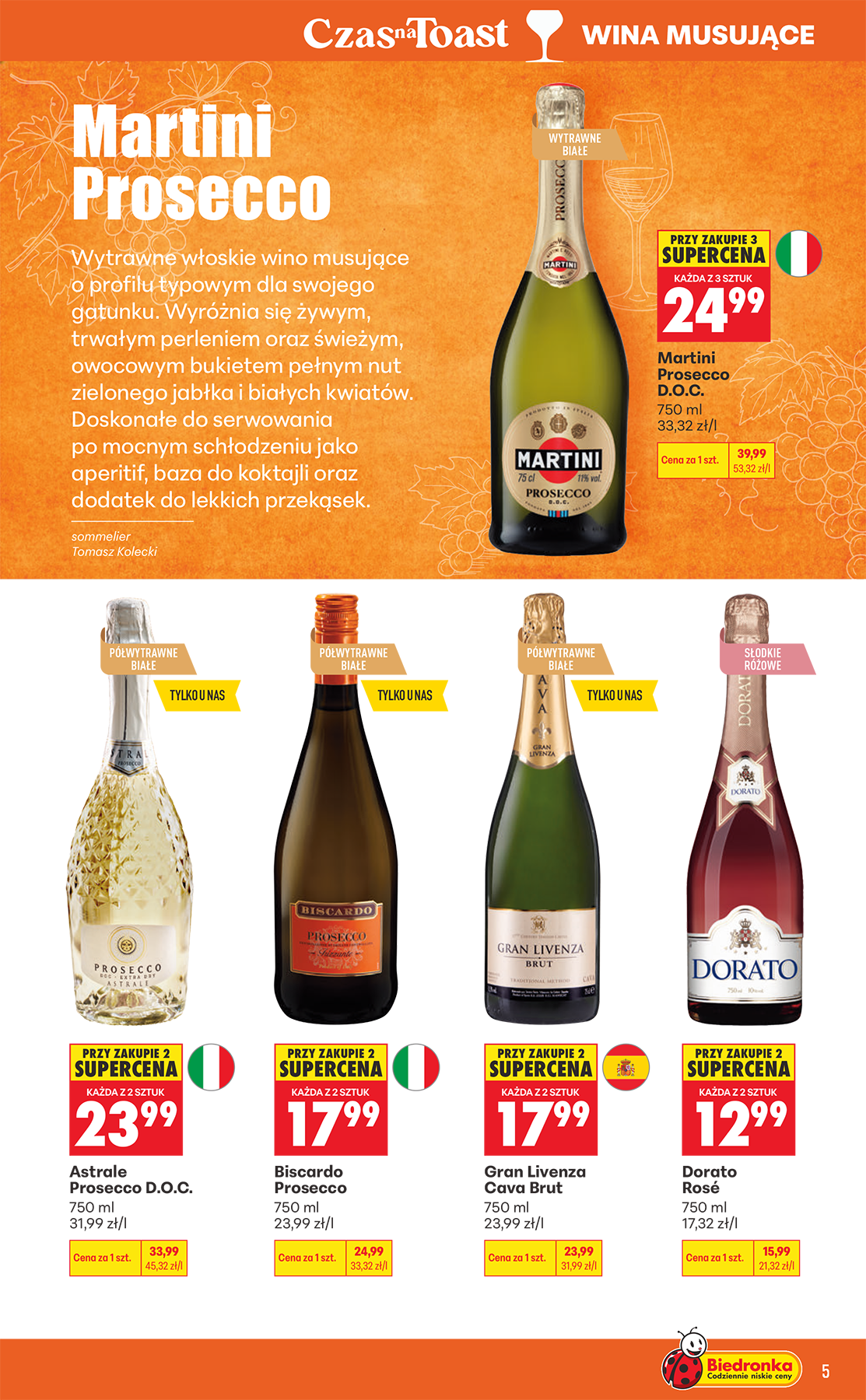biedronka - Aktualna gazetka Biedronka - Czas na toast ważna od 07.09.2026 do 19.09.2026 - page: 5