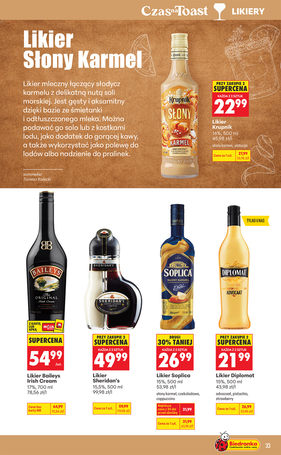 biedronka - Aktualna gazetka Biedronka - Czas na toast ważna od 07.09.2026 do 19.09.2026 - page: 33