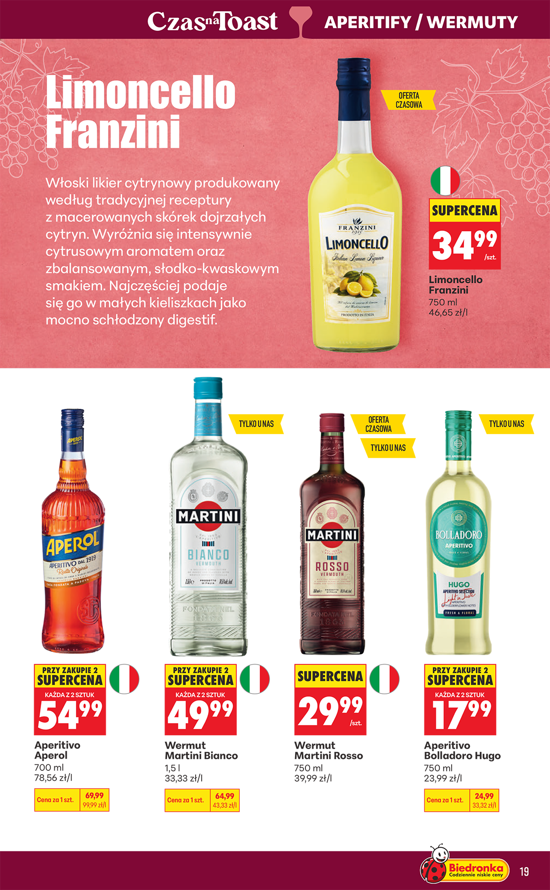 biedronka - Aktualna gazetka Biedronka - Czas na toast ważna od 07.09.2026 do 19.09.2026 - page: 19