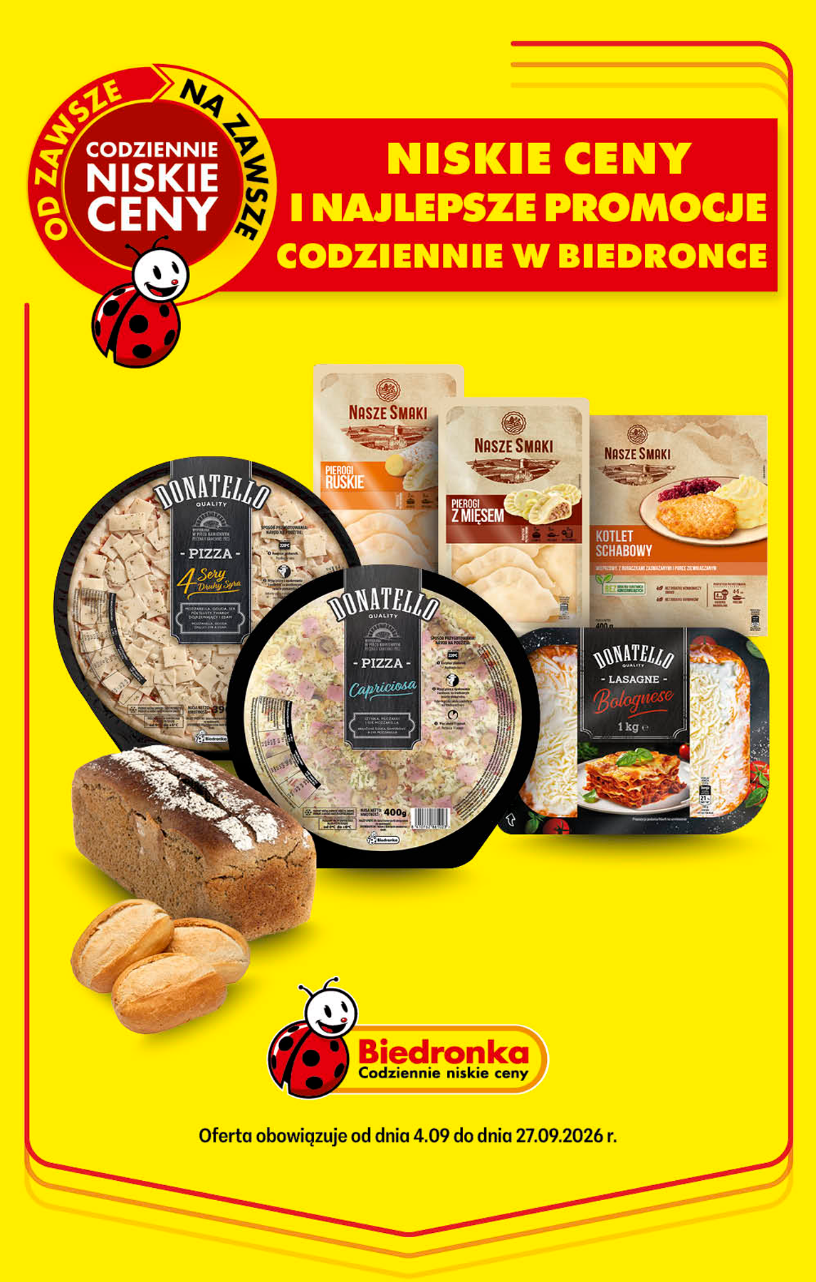 biedronka - Aktualna gazetka Biedronka ważna od 04.09.2026 do 27.09.2026