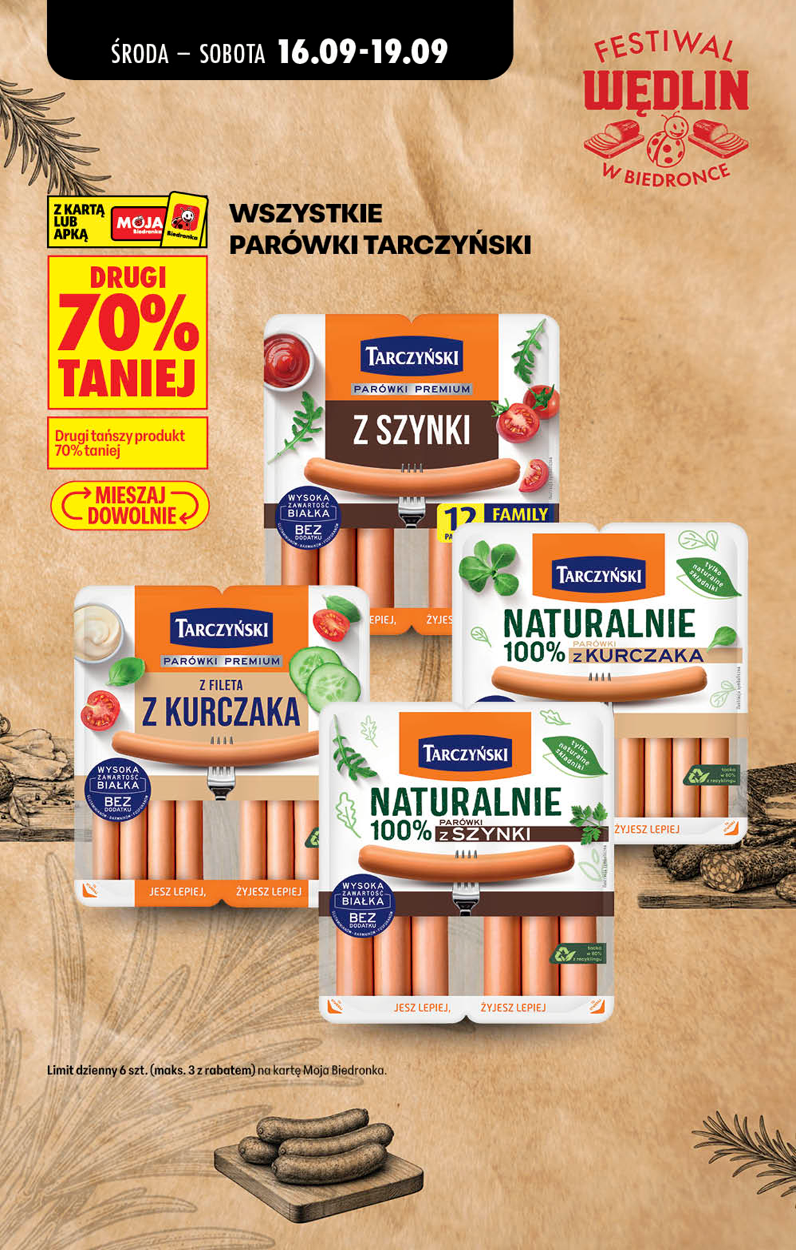 biedronka - Aktualna gazetka Biedronka - Festiwal Wędlin ważna od 16.09.2026 do 19.09.2026 - page: 3