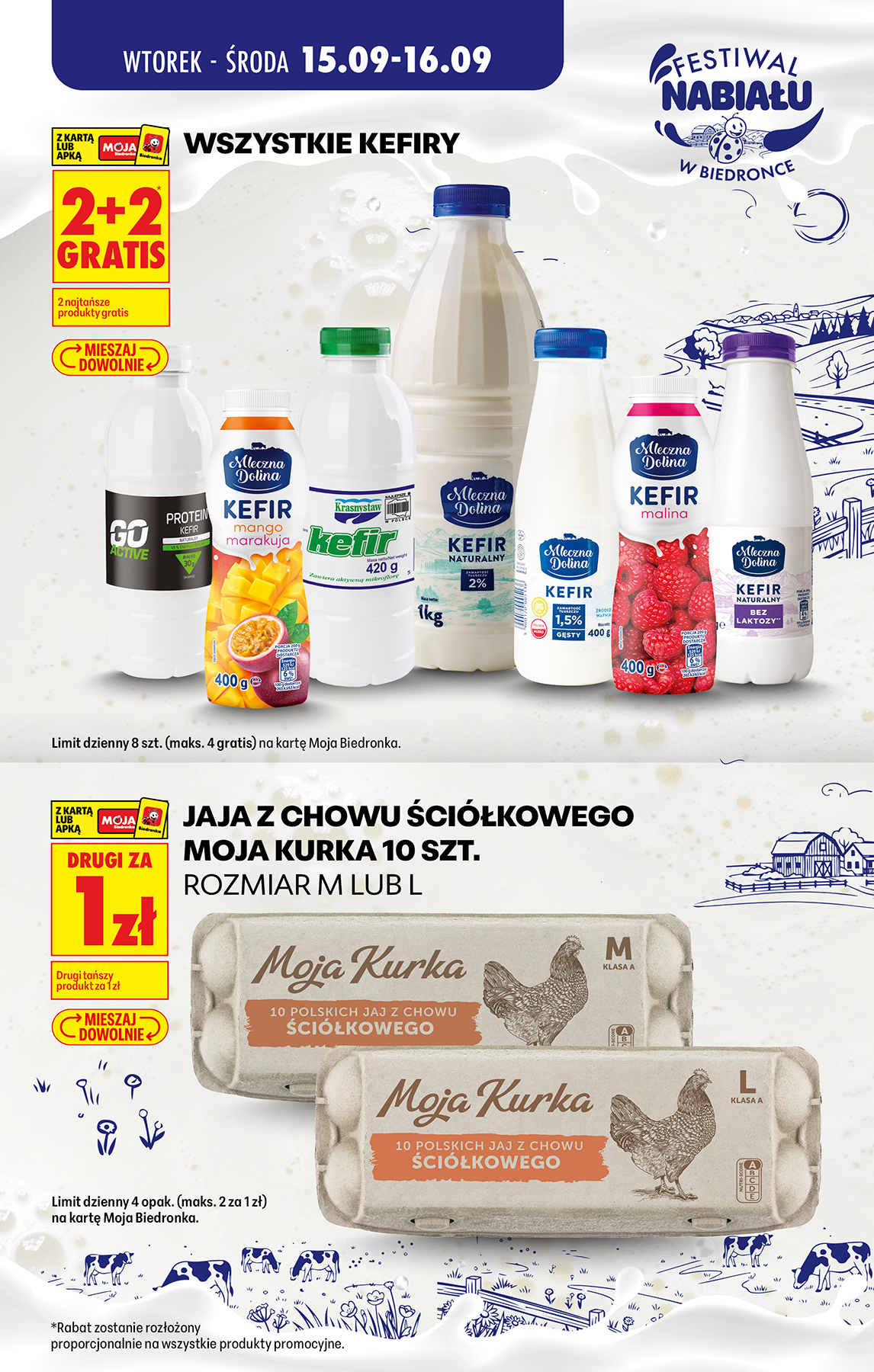biedronka - Aktualna gazetka Biedronka - Festiwal nabiału ważna od 15.09.2026 do 19.09.2026 - page: 3