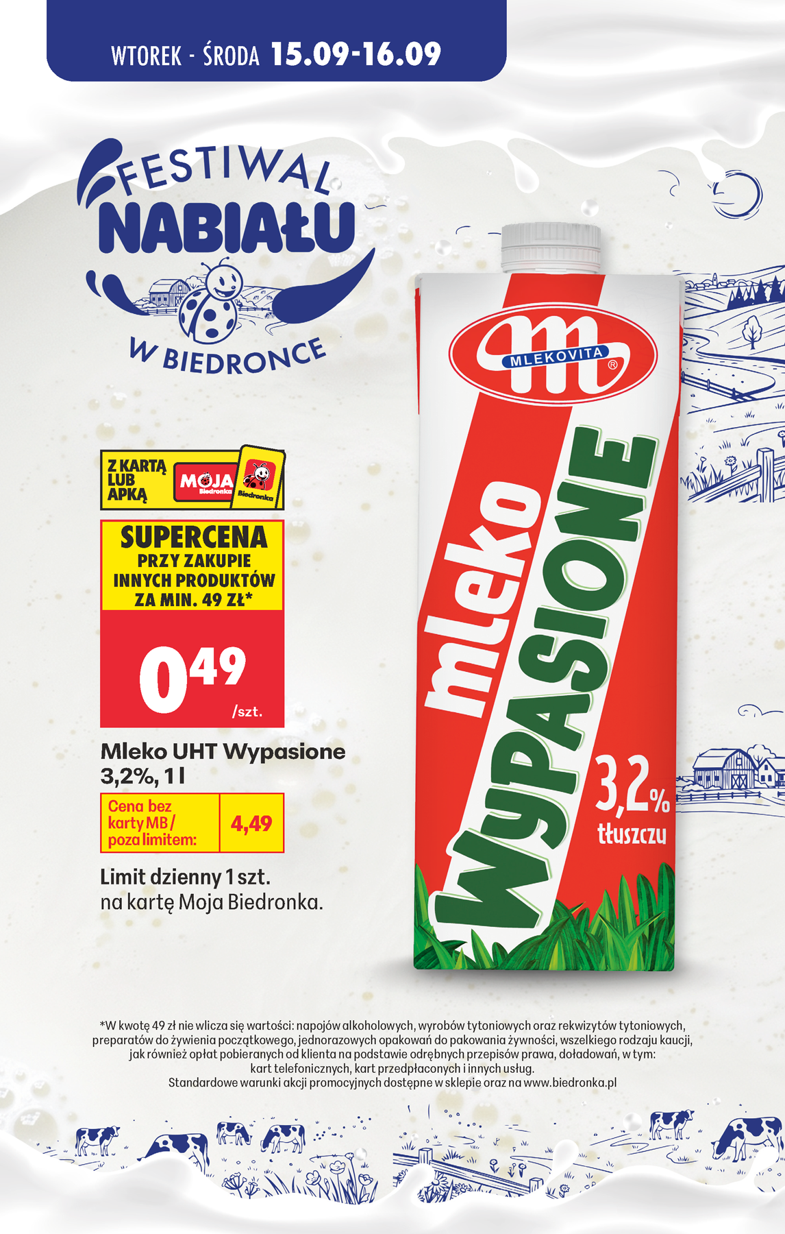 biedronka - Aktualna gazetka Biedronka - Festiwal nabiału ważna od 15.09.2026 do 19.09.2026 - page: 2
