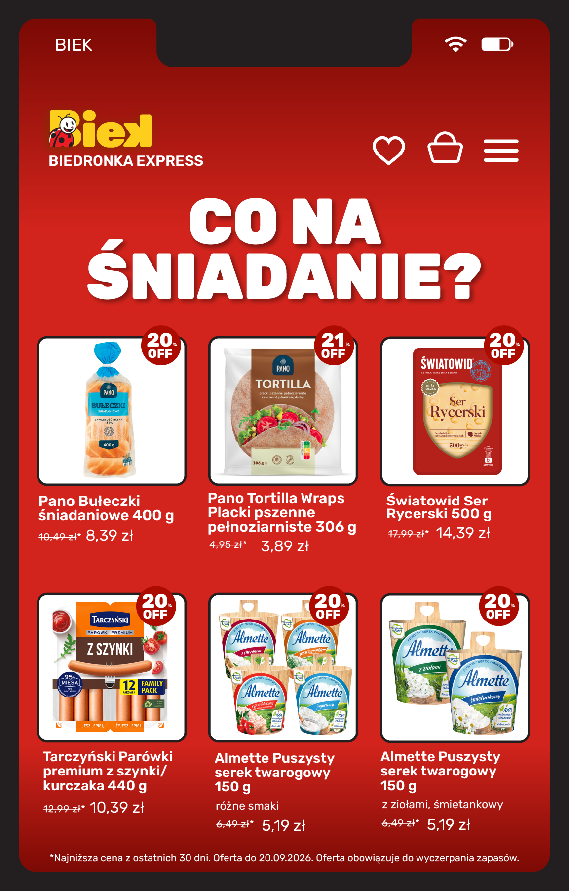 biedronka - Aktualna gazetka Biedronka ważna od 01.09.2026 do 20.09.2026 - page: 12