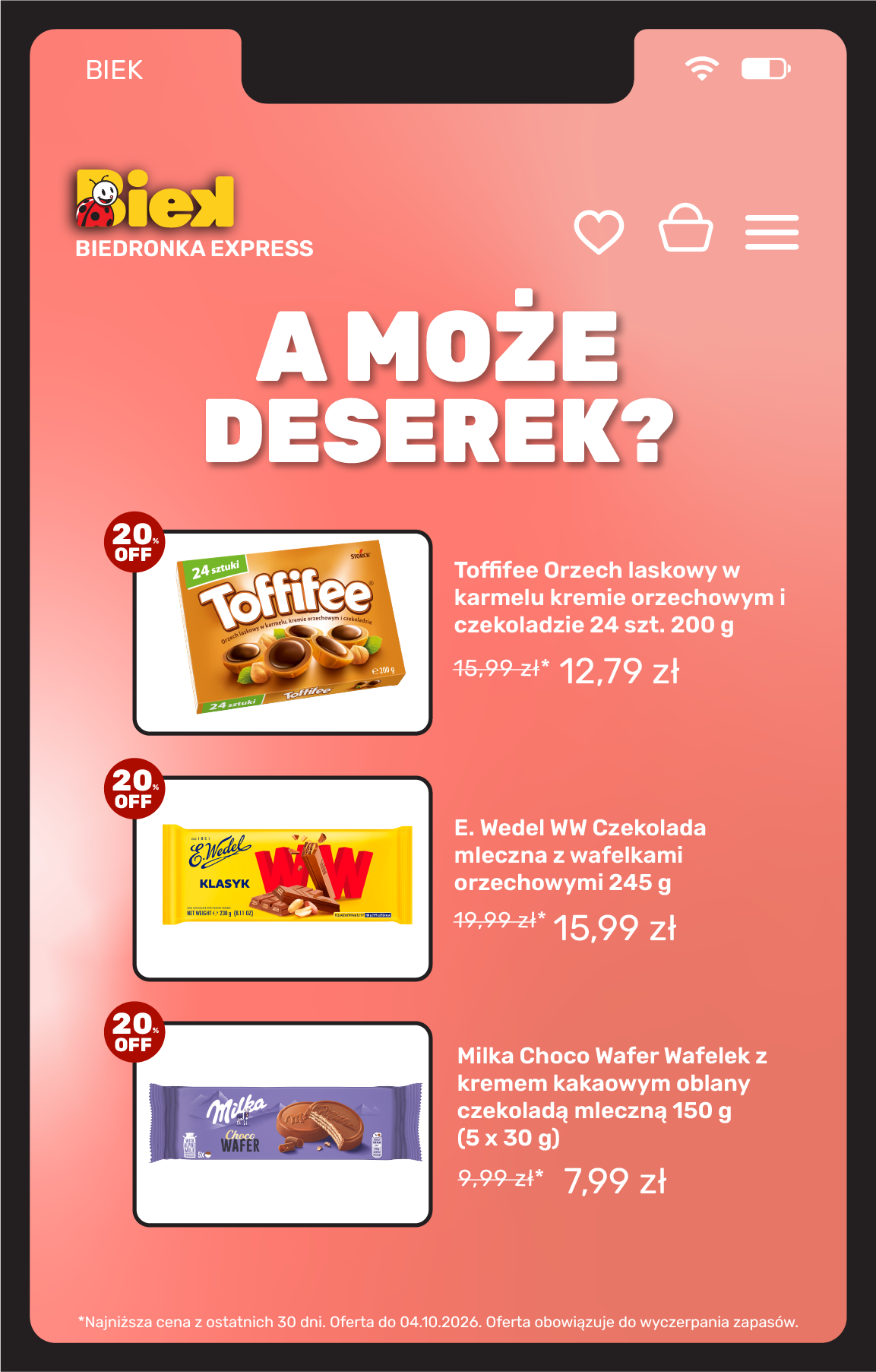 biedronka - Aktualna gazetka Biedronka - Biek ważna od 02.10.2026 do 04.10.2026 - page: 26
