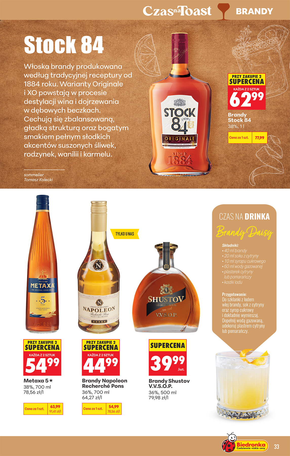 biedronka - Nowa gazetka Biedronka - Czas na toast ważna od 05.10.2026 do 17.10.2026 - page: 33