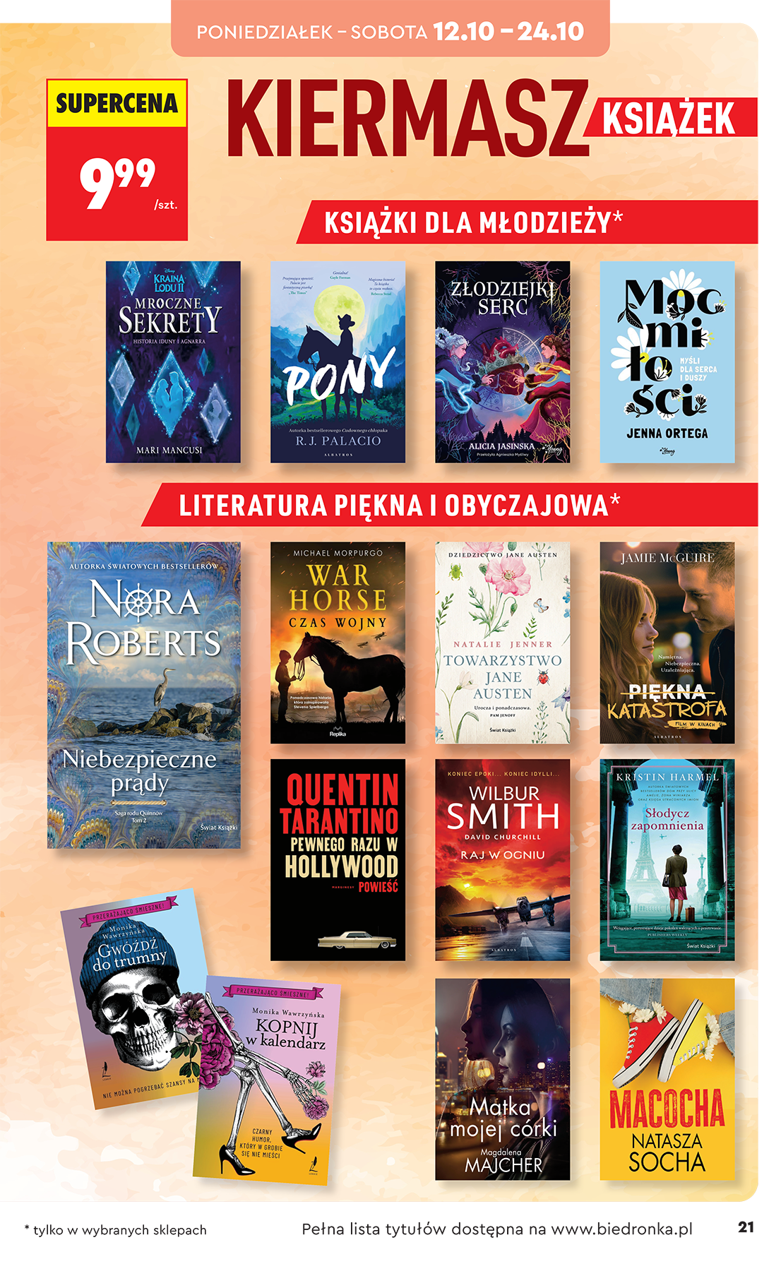biedronka - Nowa gazetka Biedronka - Hity i inspiracje ważna od 10.10.2026 do 31.10.2026 - page: 21