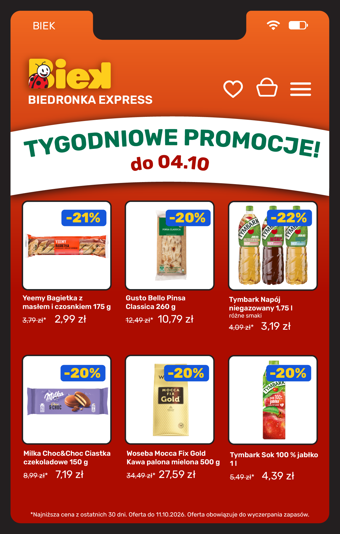biedronka - Aktualna gazetka Biedronka - BIEK ważna od 09.10.2026 do 11.10.2026 - page: 11