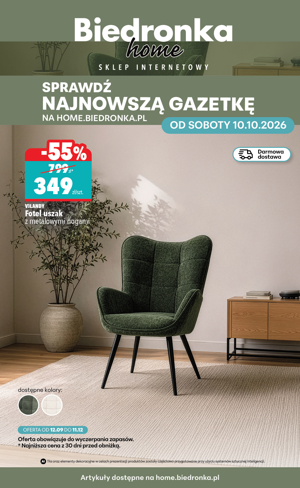 biedronka - Aktualna gazetka Biedronka - Home ważna od 10.10.2026 do 31.10.2026