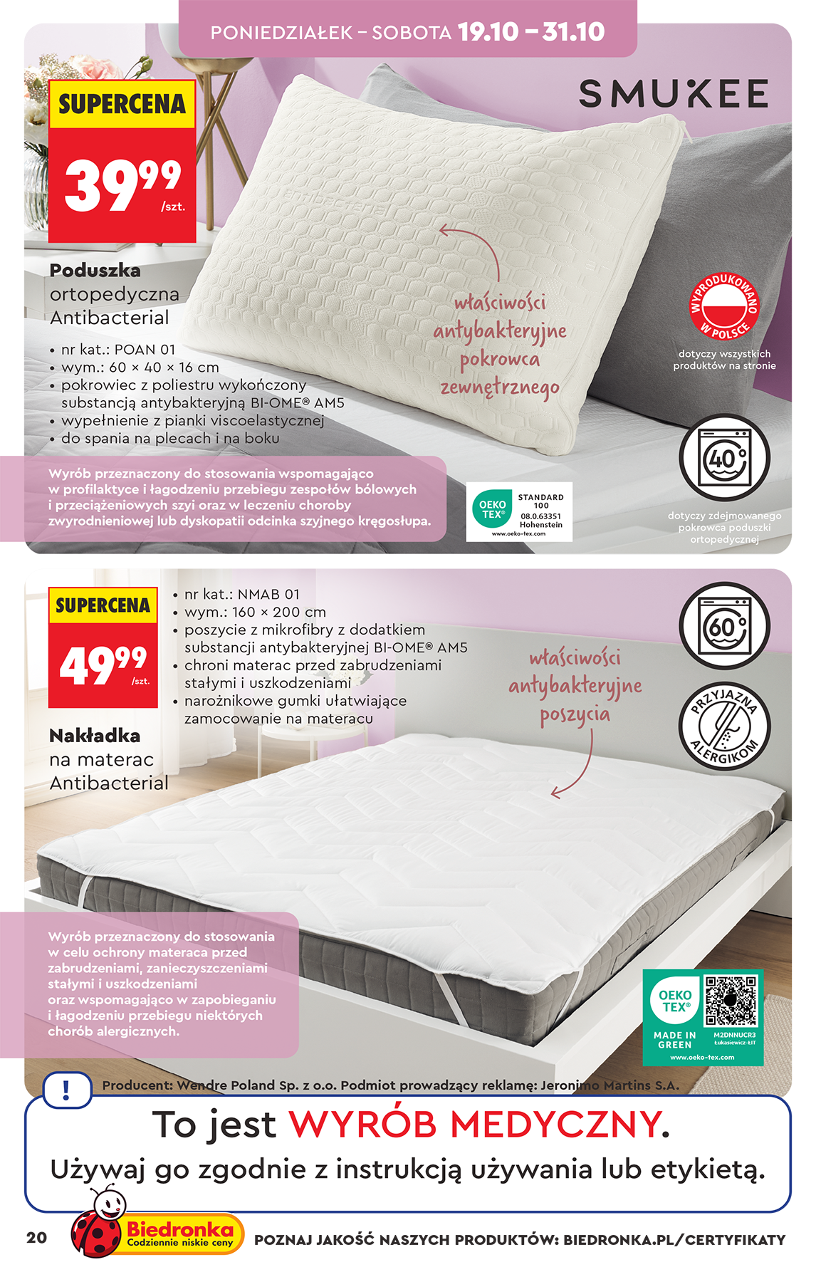 biedronka - Nowa gazetka Biedronka - Hity i inspiracje ważna od 17.10.2026 do 23.10.2026 - page: 20
