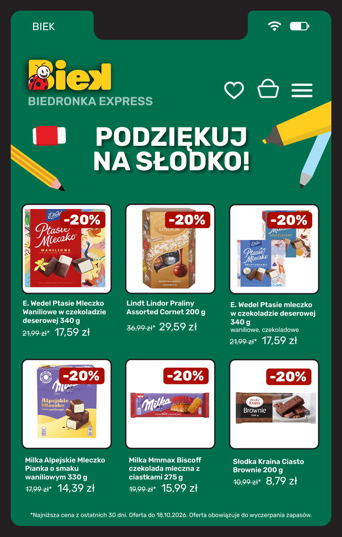 biedronka - Aktualna gazetka Biedronka - Biek ważna od 16.10.2026 do 18.10.2026 - page: 13
