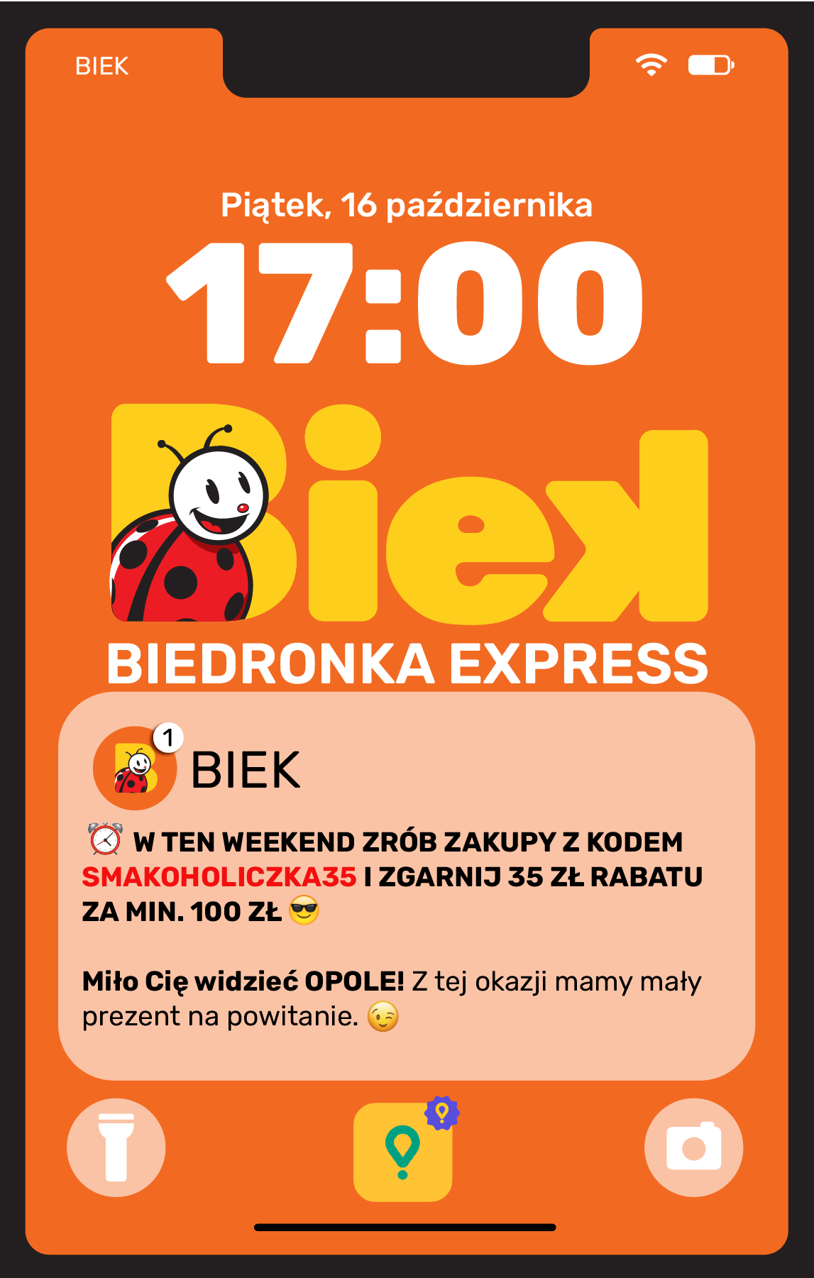 biedronka - Aktualna gazetka Biedronka - Biek ważna od 16.10.2026 do 18.10.2026 - page: 1