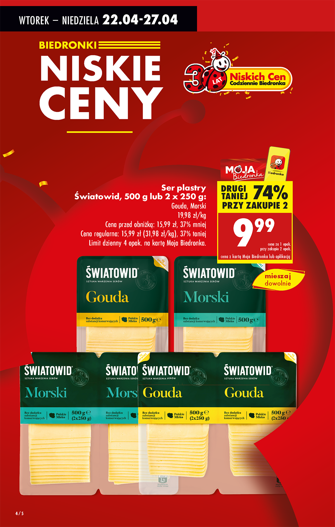 biedronka - Biedronka gazetka ważna od 22.04. - 27.04. - page: 4 biedronka - Biedronka gazetka ważna od 22.04. - 27.04. - page: 4